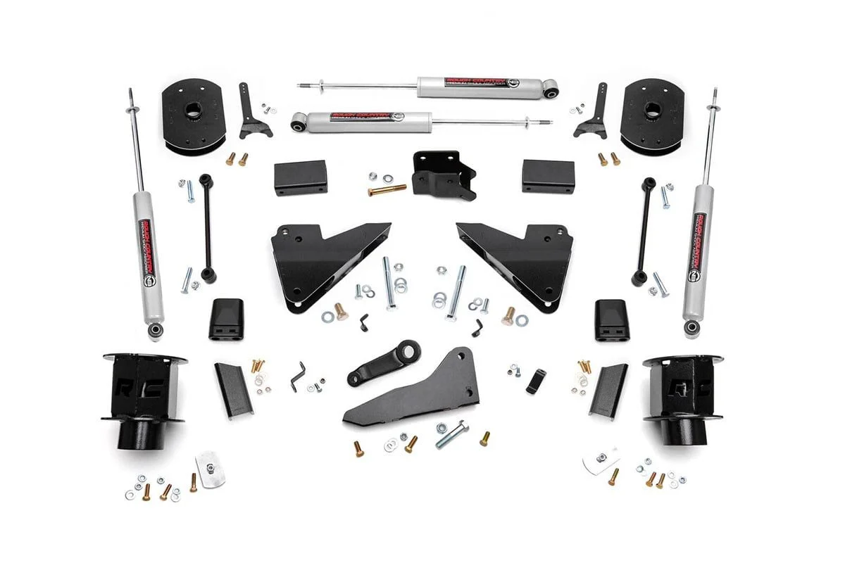 Rough Country 5in Lift Kit Coil Spacers Radius Drops 14-18 for RAM 2500 4wd 35720