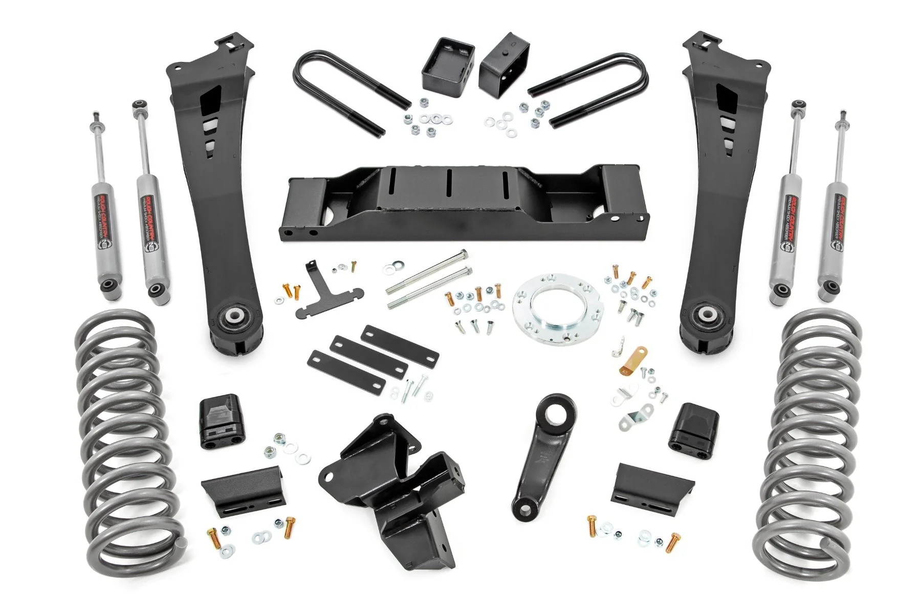 Rough Country 5in Suspension Lift Kit for Ram 3500 Diesel Dually 2019-2020 37530
