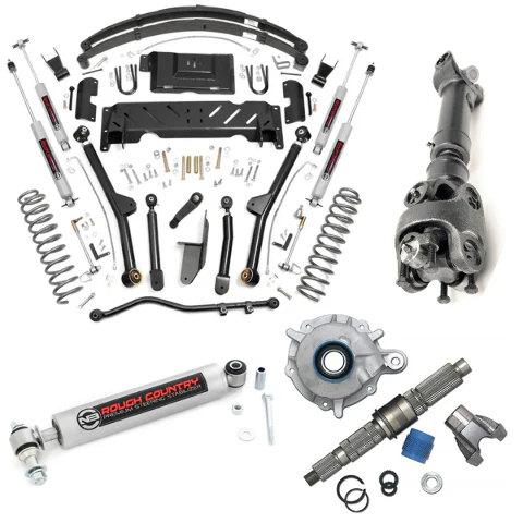 Rough Country 6.5in Long Arm Susp Lift Kit for Jeep Cherokee XJ 1984-2001 NP231 67222-COMPLETE