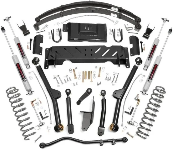 Rough Country 6.5in Long Arm Susp Lift Kit for Jeep Cherokee XJ 1984-2001 NP231 67222-COMPLETE - Image 2