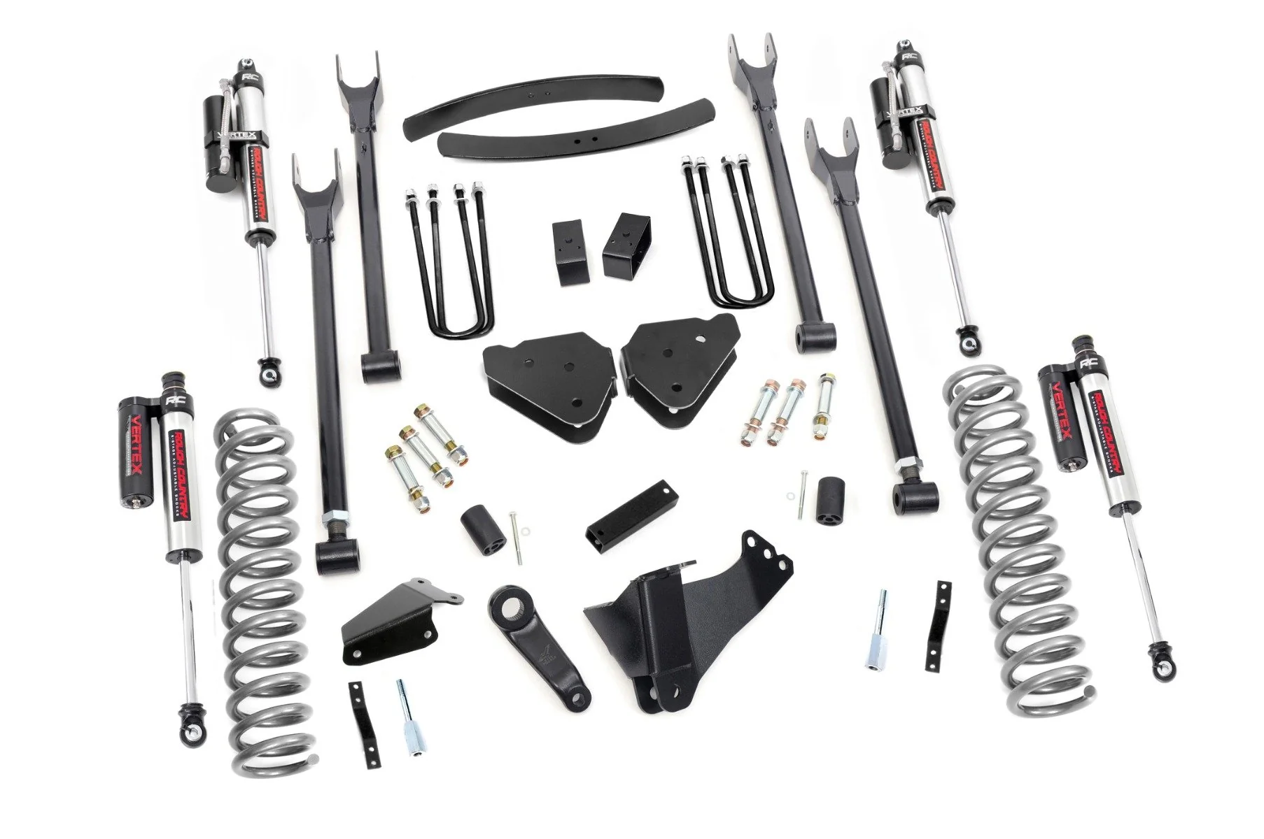 Rough Country 6" for Ford 4-Link Lift Kit w/Vertex 05-07 F250/35 Gas-w/o Over 57850