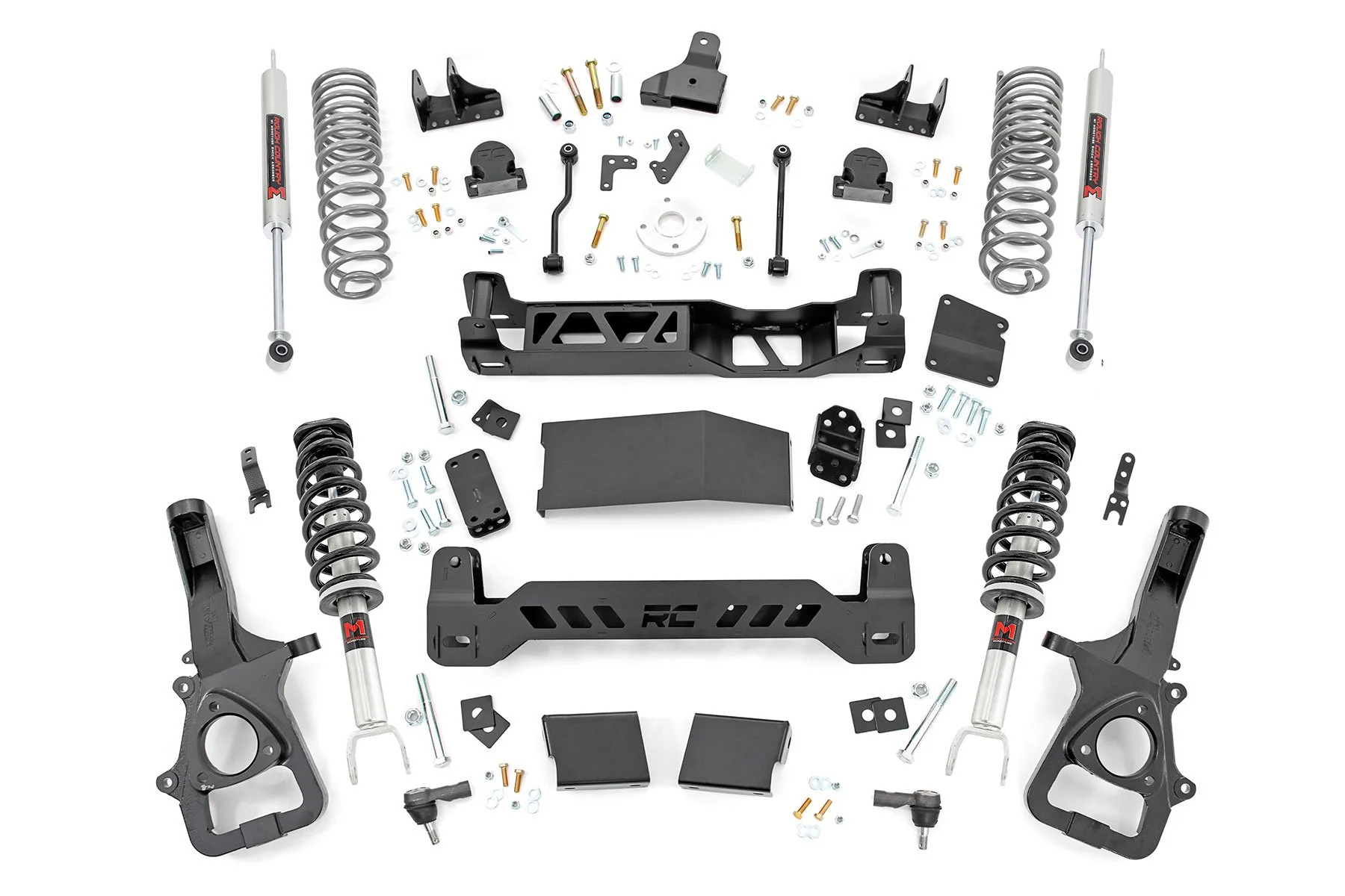 Rough Country 6 In Lift Kit M1/M1 Dual Rate Coils for Ram 1500 4wd 19-24 33440