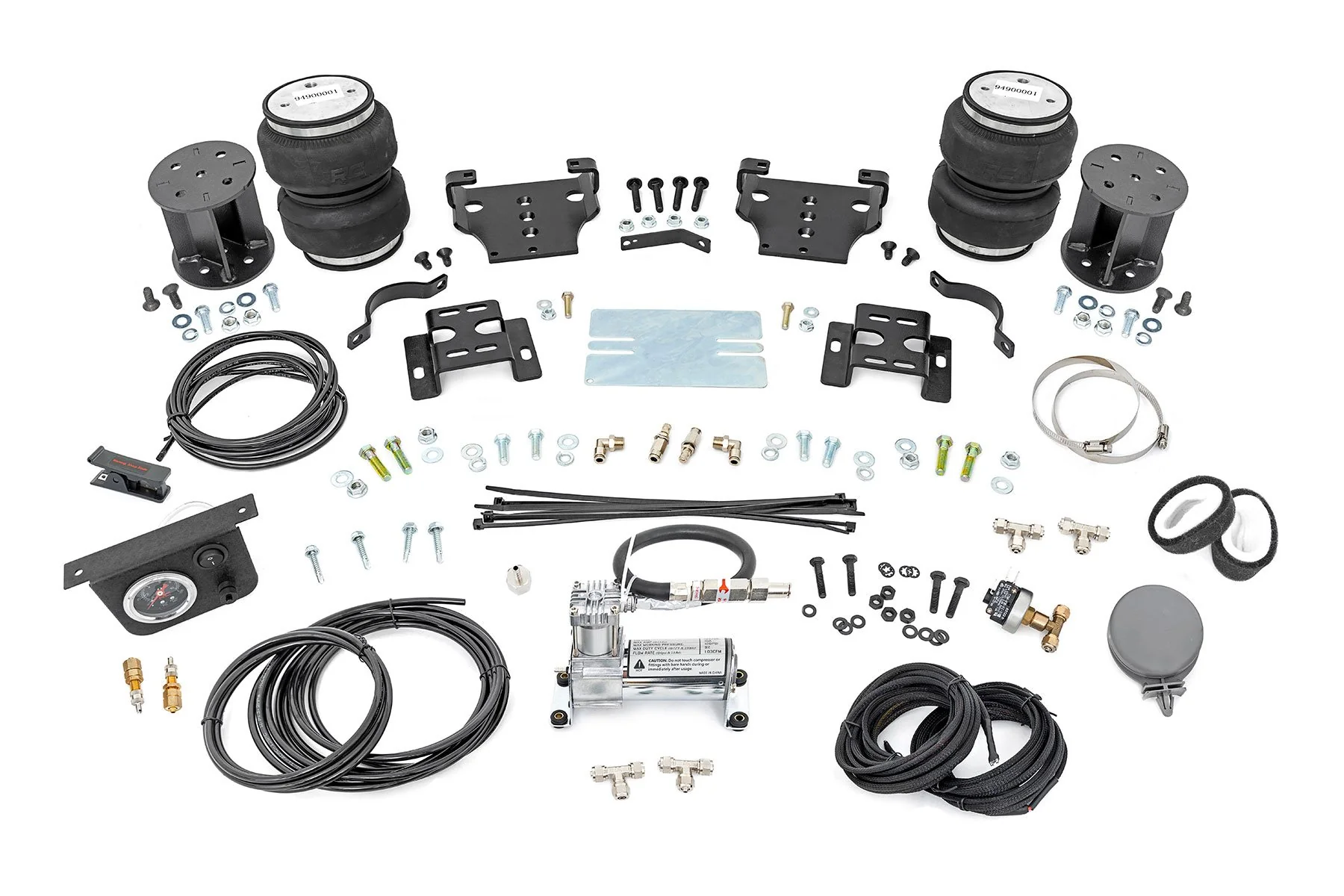 Rough Country 6 Inch Lift Kit w/compressor Air Spring Kit Chevy/GMC 2500HD 01-10 100064C