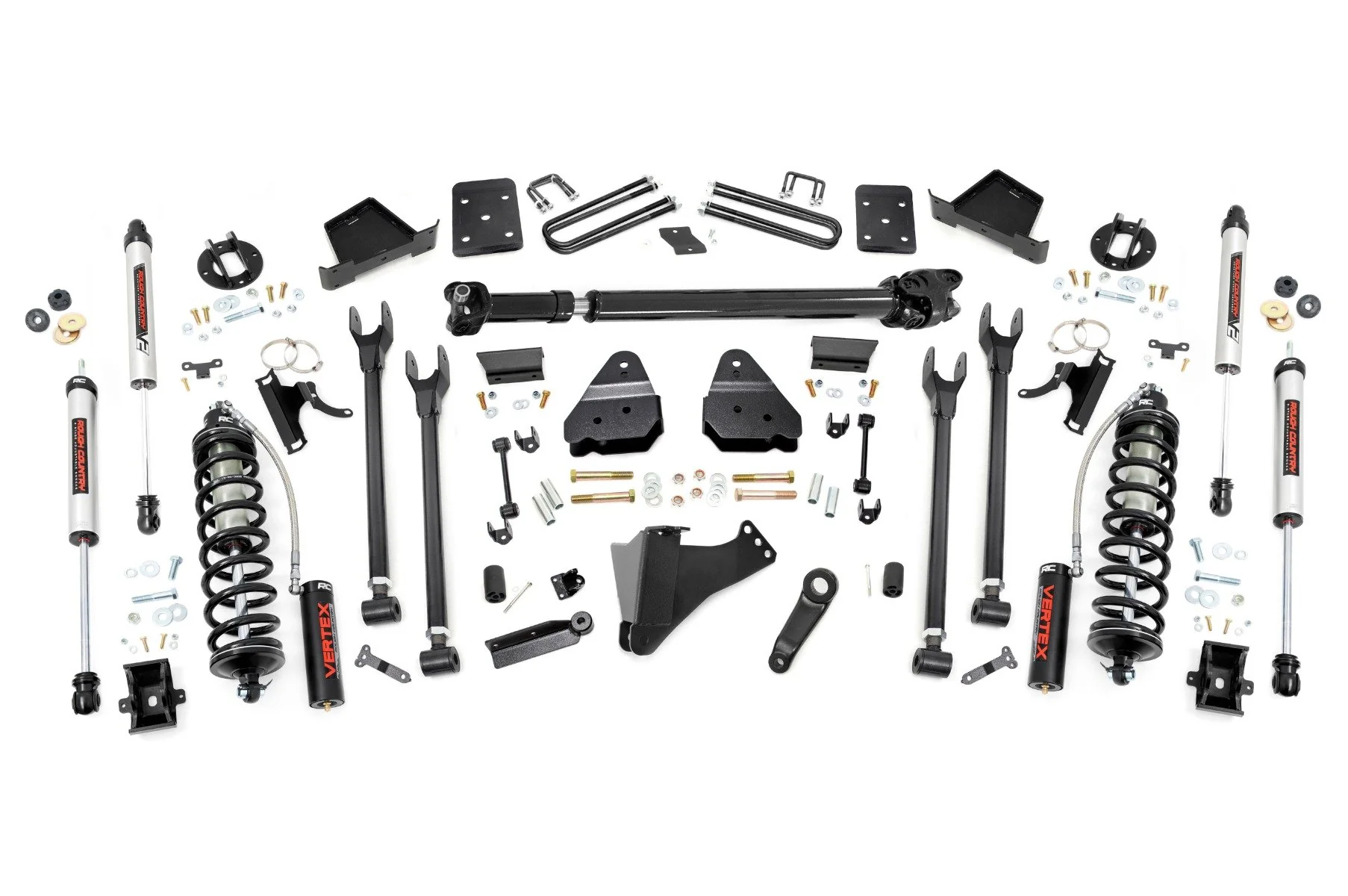 Rough Country 6" Lift Kit 4-Link D/S C/O V2 For Ford SuperDuty 17-22 56058