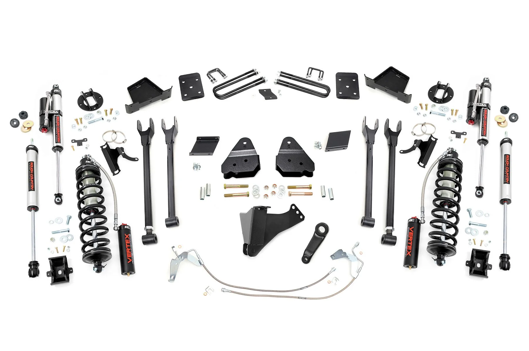 Rough Country 6" Lift Kit for Ford Super Duty 11-14 4-Link OVLD C/O Vertex 56559