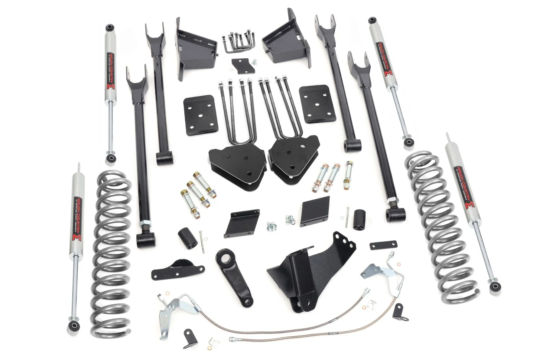 Rough Country 6" Lift Kit 4 Link OVLD M1 For Ford Super Duty 4wd 15-16 58940