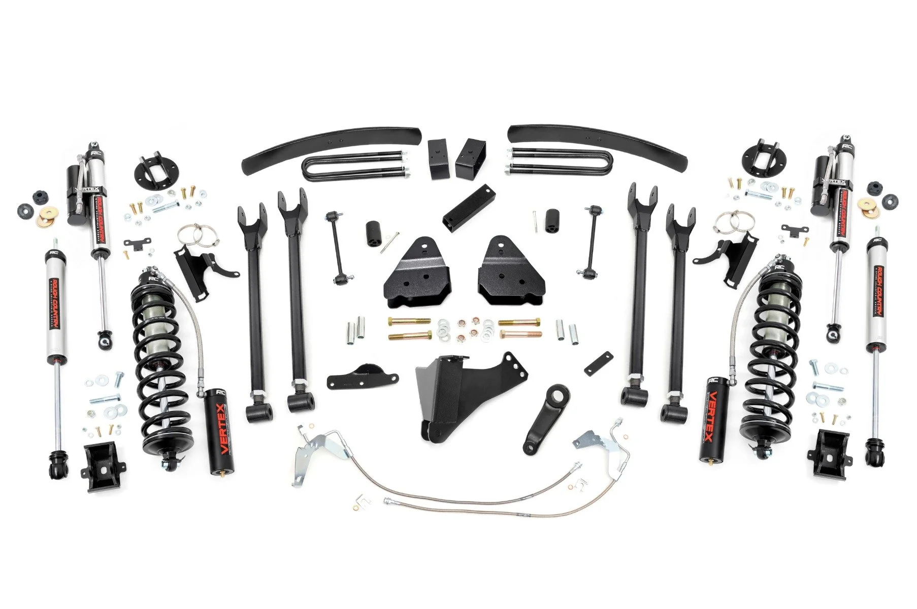 Rough Country 6" Lift Kit Diesel 4 Link C/O Vertex for Ford Super Duty 08-10 58459