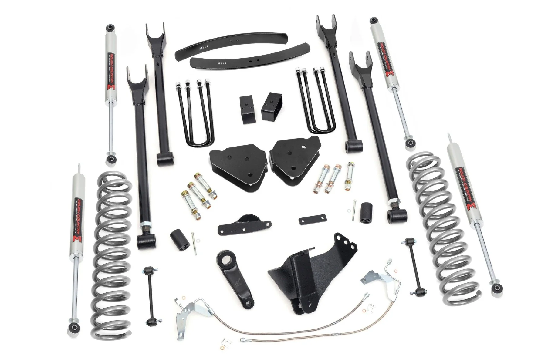 Rough Country 6" Lift Kit Diesel 4 Link M1 For Ford Super Duty 4wd 08-10 58440