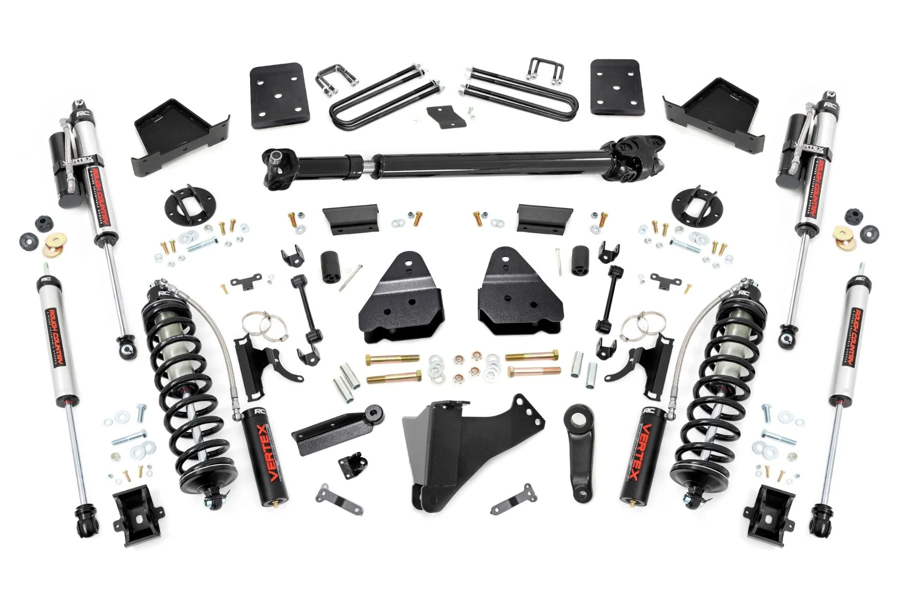 Rough Country 6" Lift Kit Diesel FR D/S C/O Vertex For Ford SuperDuty 17-22 50459