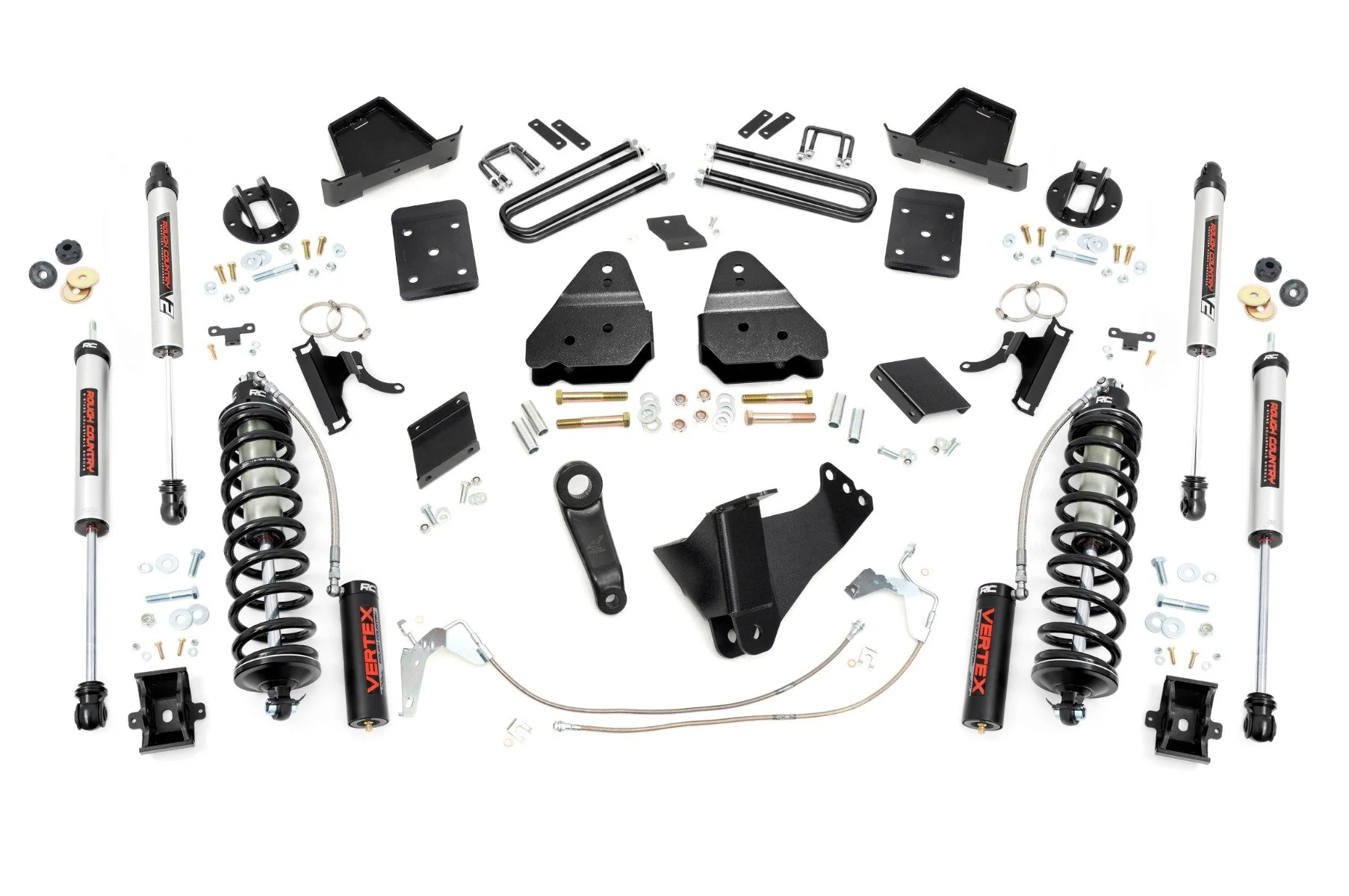 Rough Country 6" Lift Kit Diesel No OVLD C/O V2 for Ford Super Duty 11-14 53158
