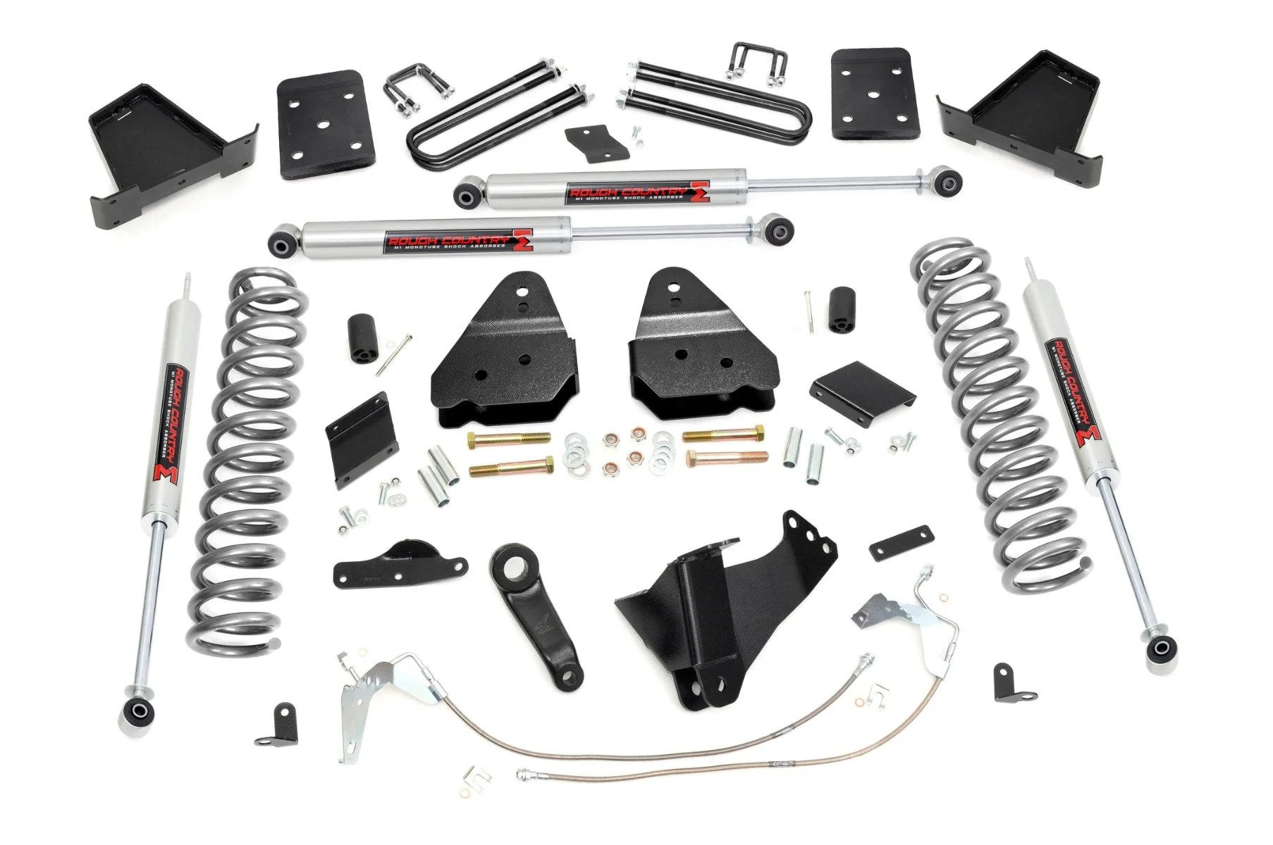 Rough Country 6" Lift Kit For Ford Super Duty 4wd 11-14 Diesel OVLD M1 Shocks 56440