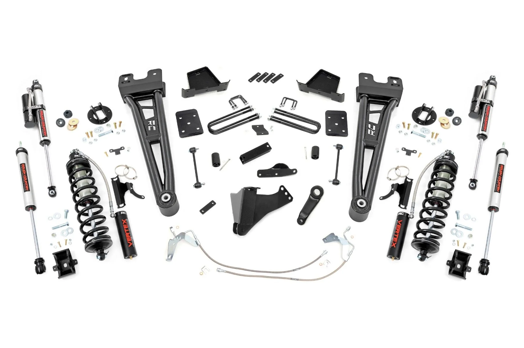 Rough Country 6" Lift Kit Gas Radius Arm C/O Vertex for Ford Super Duty 08-10 53959