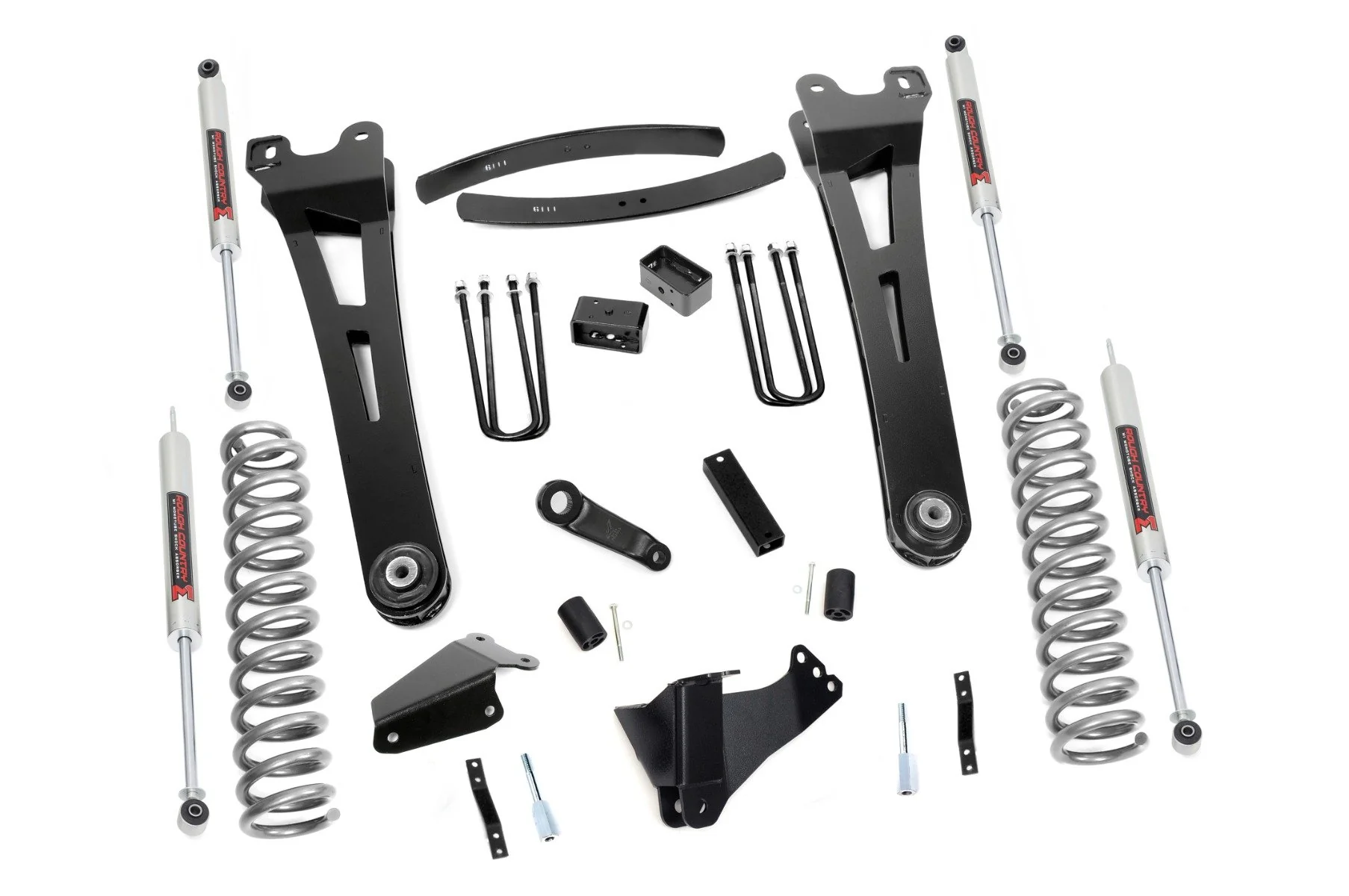 Rough Country 6" Lift Kit Gas Radius Arm M1 For Ford Super Duty 05-07 53740