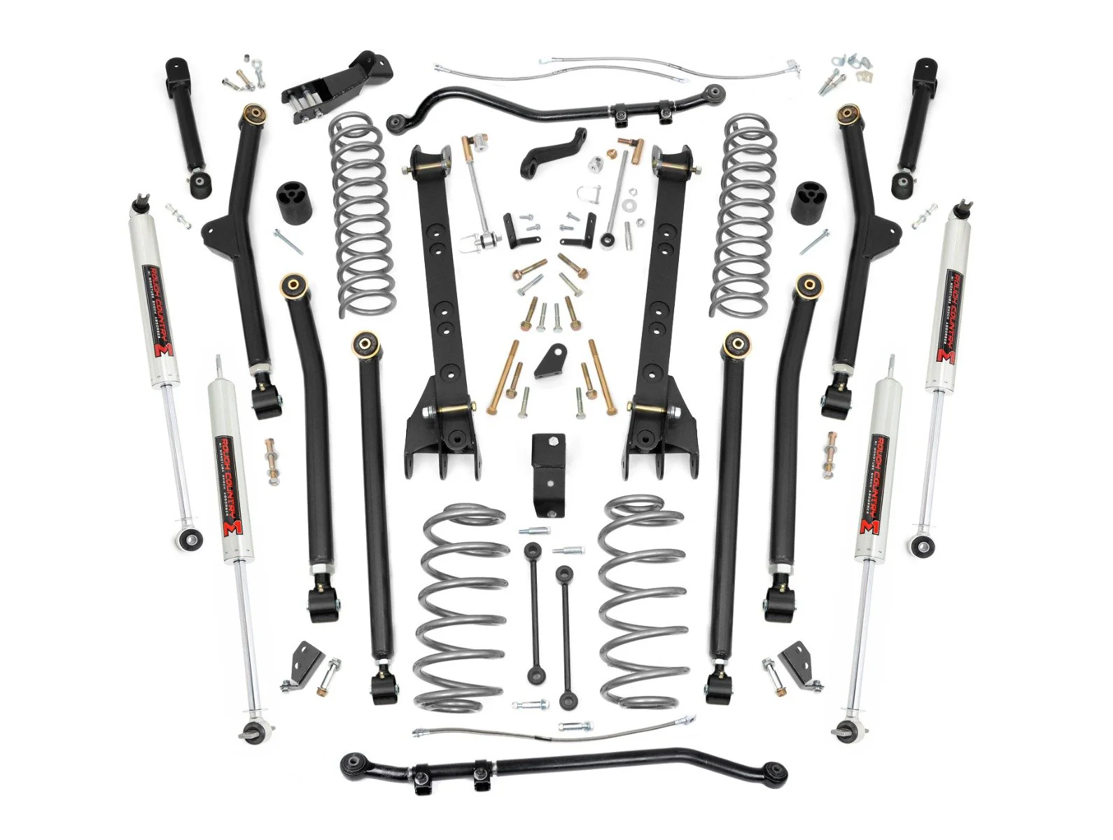 Rough Country 6" Lift Kit Long Arm M1 for Jeep Wrangler TJ 4WD 1997-2006 65940