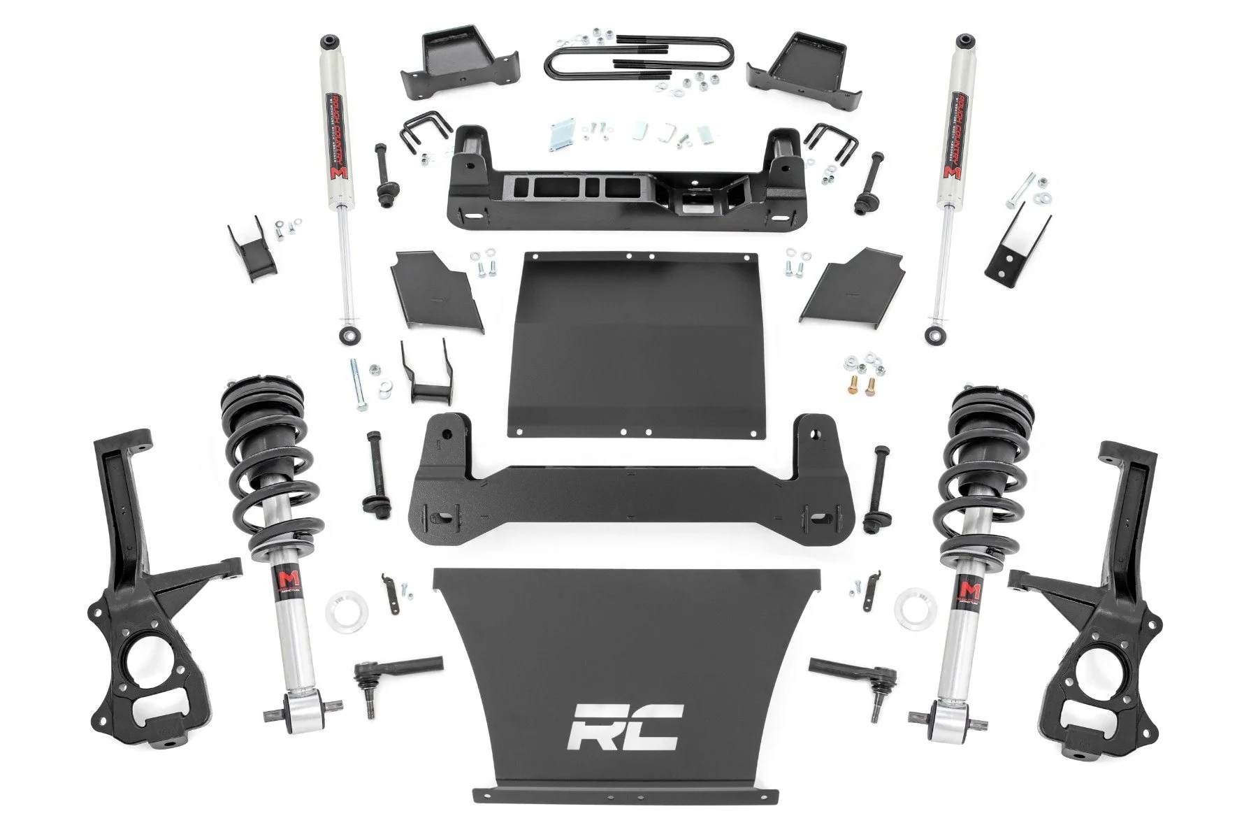 Rough Country 6" Lift Kit M1 Struts/M1 Chevy Silverado 1500 4WD 2025 110040