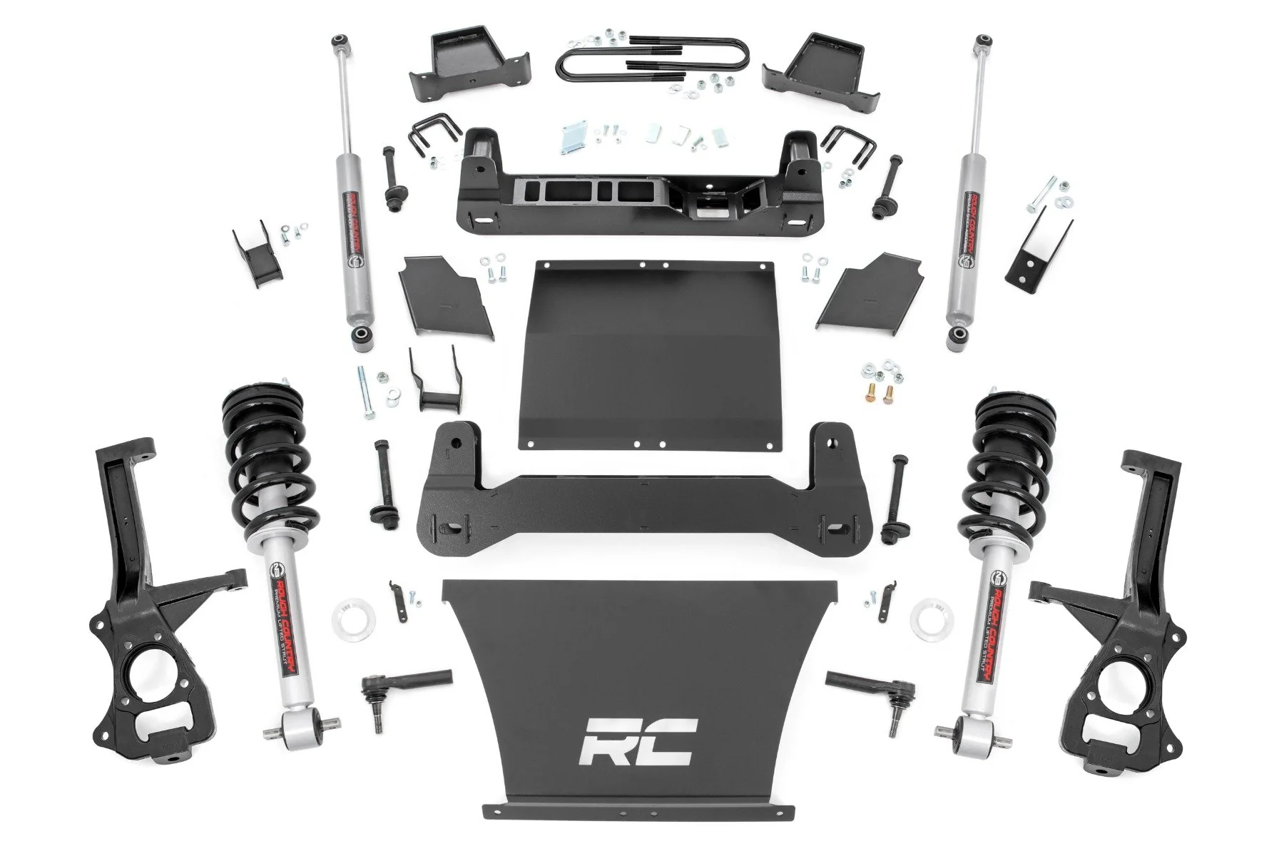Rough Country 6" Lift Kit N3 Struts Chevy Silverado 1500 4WD 2025 110032