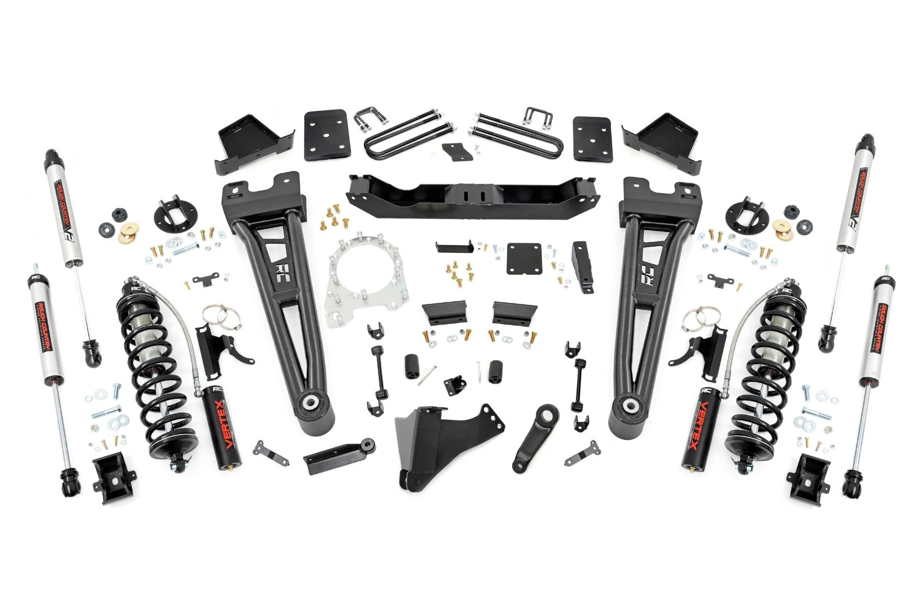 Rough Country 6" Lift Kit R/A No OVLD C/O V2 For Ford SuperDuty 17-22 55658