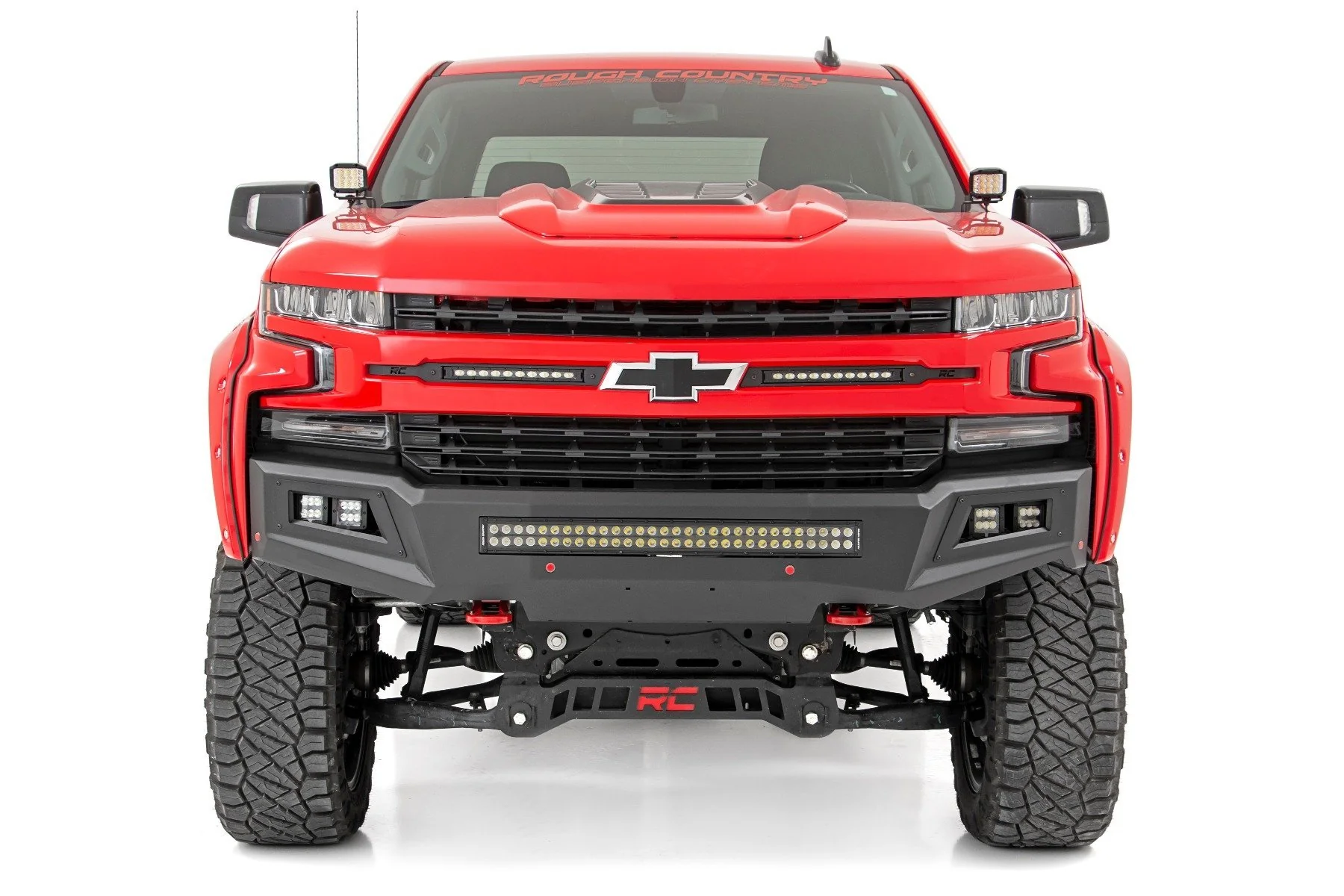 Rough Country 6" Lift Kit Rr Composite Spring Chevy Silverado 1500 Diesel 19-23 21630D - Image 5