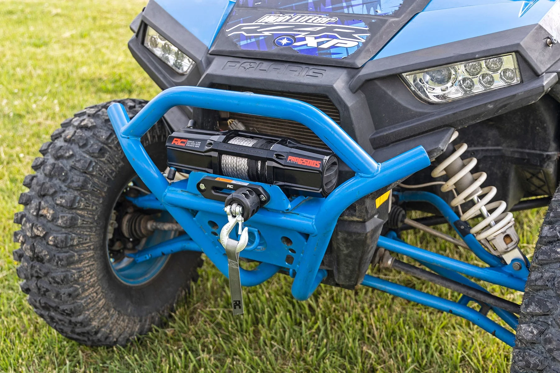 Rough Country 6500-LB Winch UTV Synthetic Rope RS6500SA - Image 14