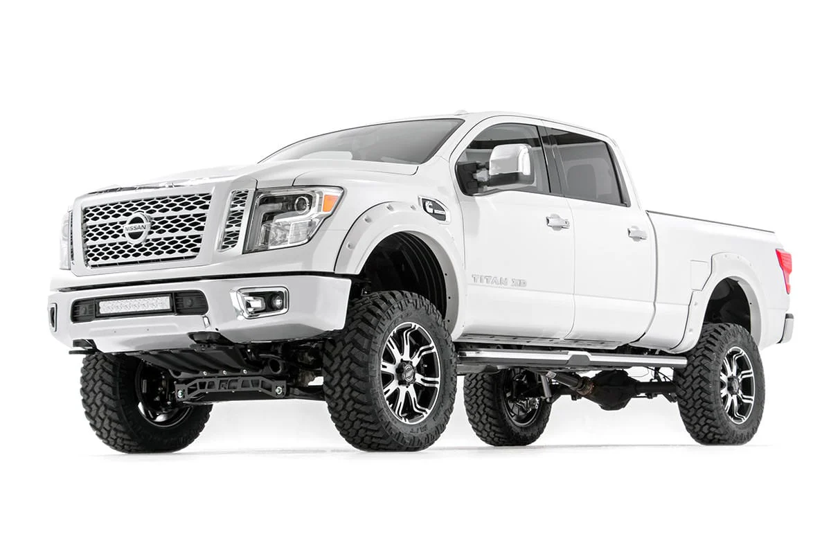 Rough Country 6in For Nissan Suspension Lift Kit 16-21 Titan XD 4wd 87730 - Image 2