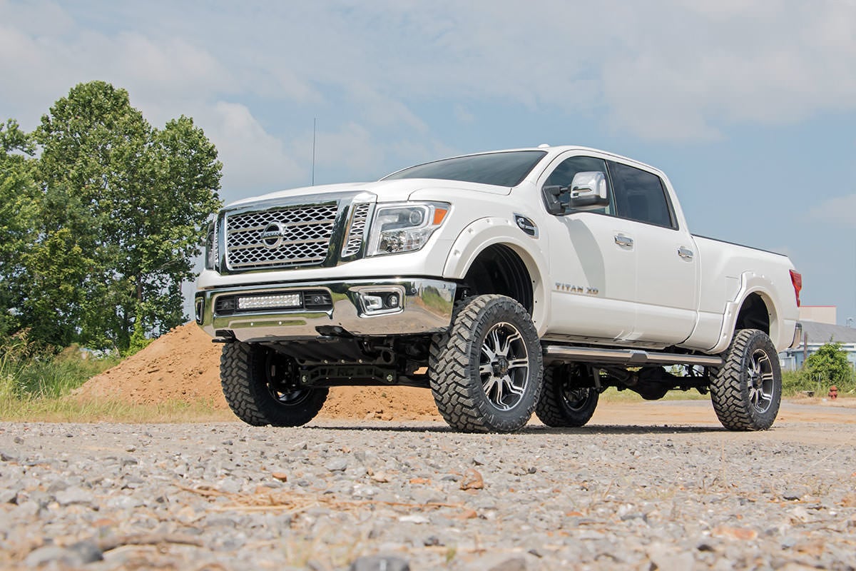 Rough Country 6in For Nissan Suspension Lift Kit 16-21 Titan XD 4wd 87730 - Image 4