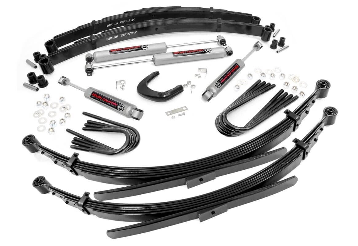 Rough Country 6in GM Suspension Lift Kit System 52in Rear Springs 20530 - Image 7