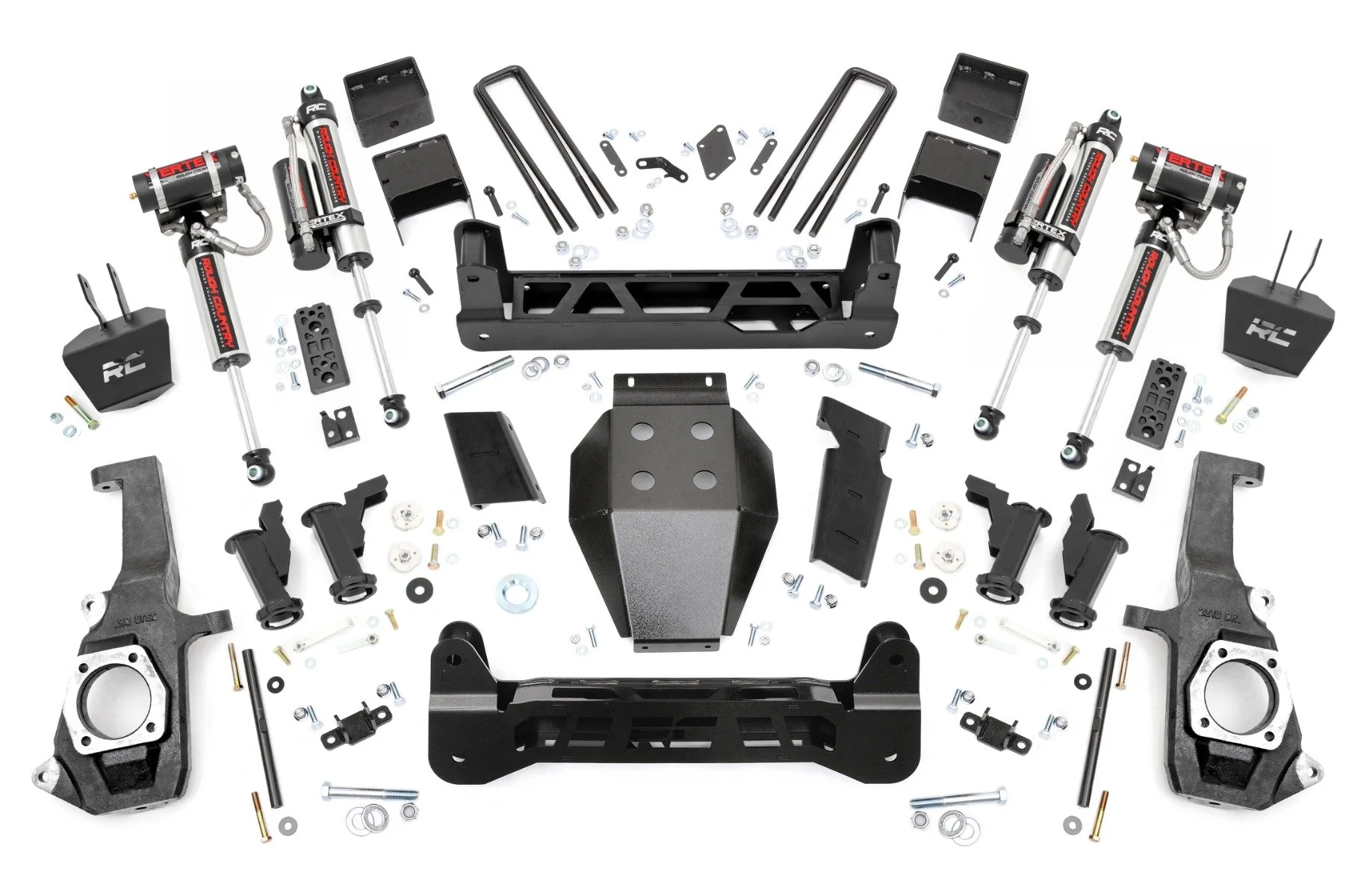 Rough Country 7.5" Lift Kit Torsion Drop Vertex Chevy/GMC 2500HD/3500HD 11-19 10450