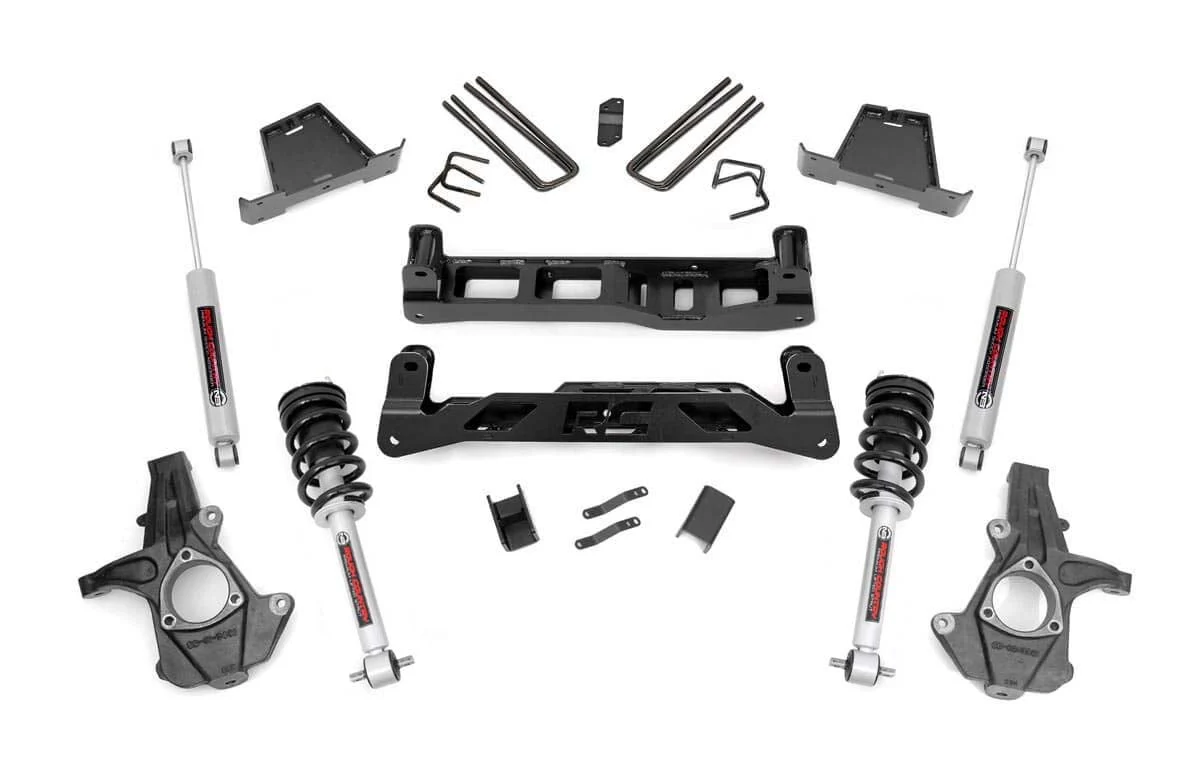 Rough Country 7.5in GM Suspension Lift Kit w/N3 Shocks & Struts 07-13 1500 PU 26331