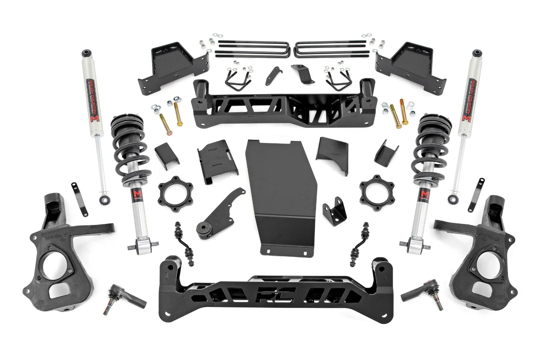 Rough Country 7 In Lift Kit Cast Steel M1 Struts/M1 Chevy/GMC 1500 14-18 22840