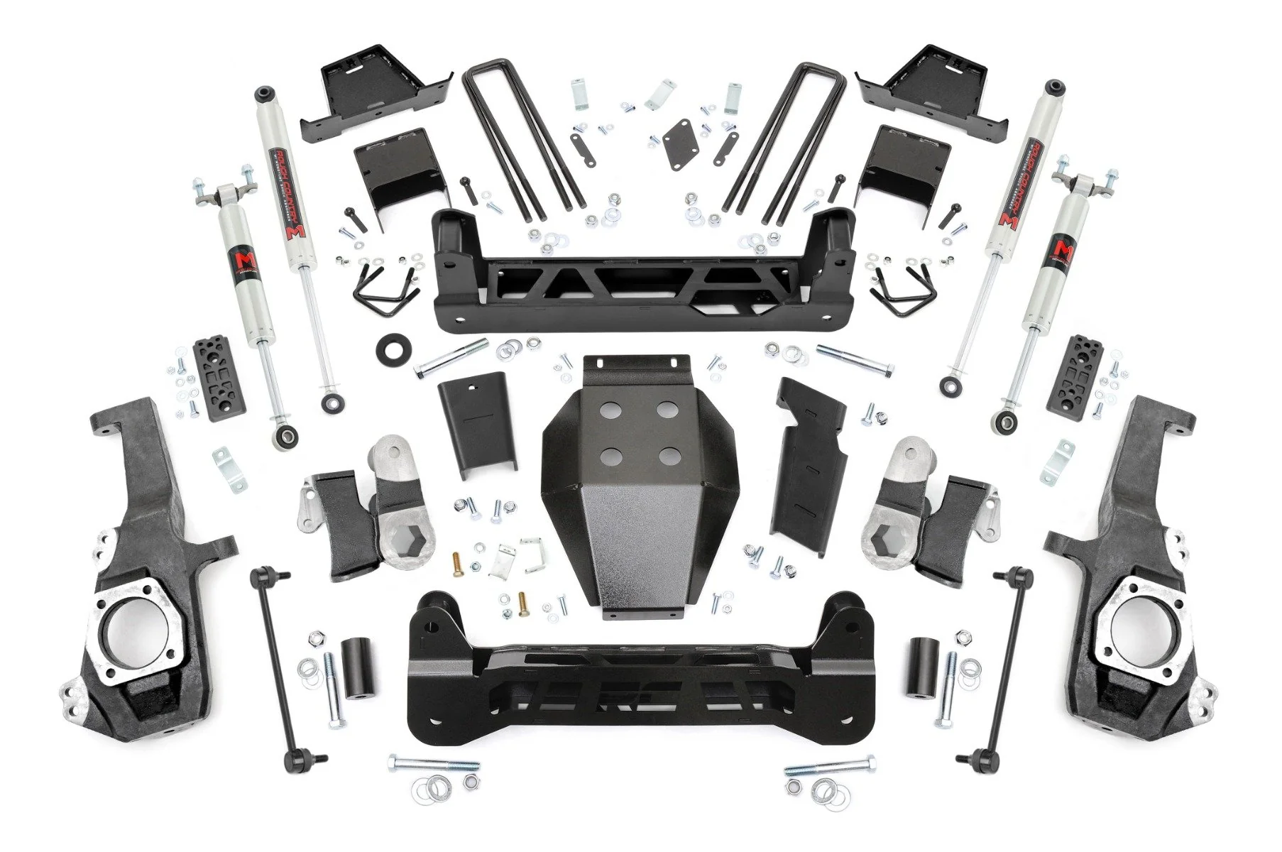 Rough Country 7" Lift Kit NTD M1 w/ Overloads Chevy/GMC 2500/3500HD 20-25 111140