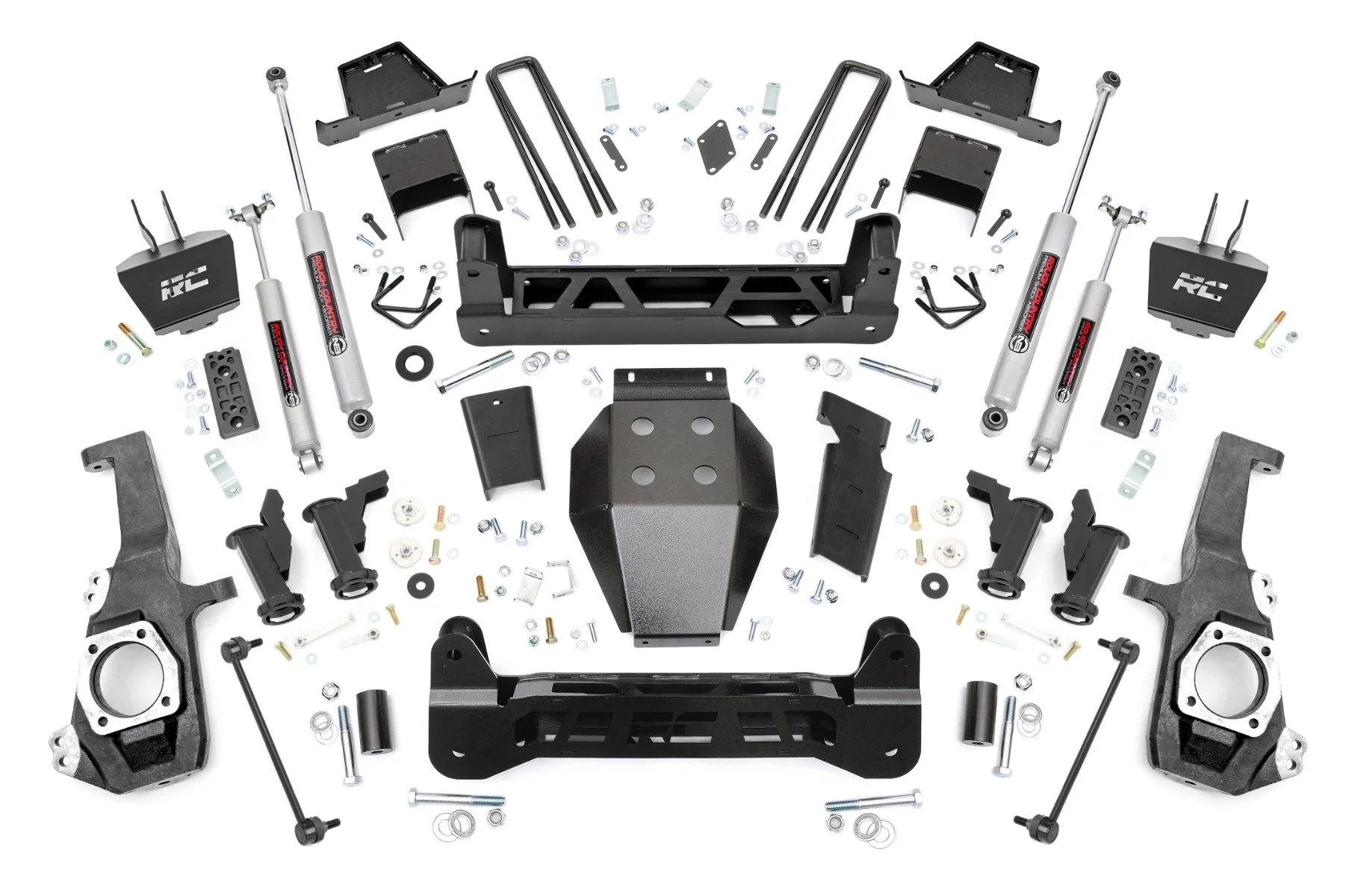 Rough Country 7" Lift Kit Torsion Drop Chevy/GMC 2500HD/3500HD 20-22 11730