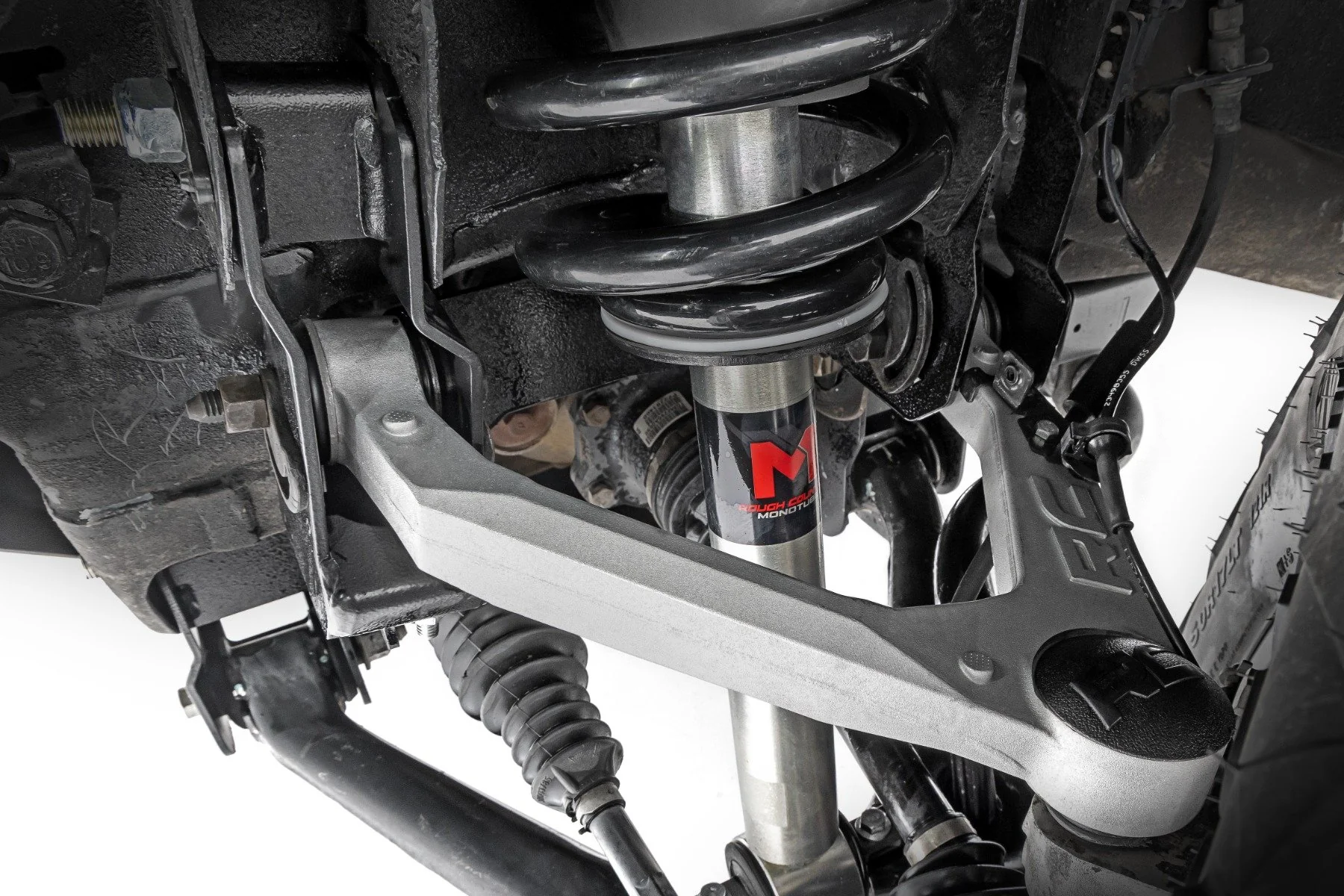 Rough Country 7" Steel LCA Lift Forged UCA Bracket M1 Strut Chevy/GMC 1500 16-18 11640 - Image 5