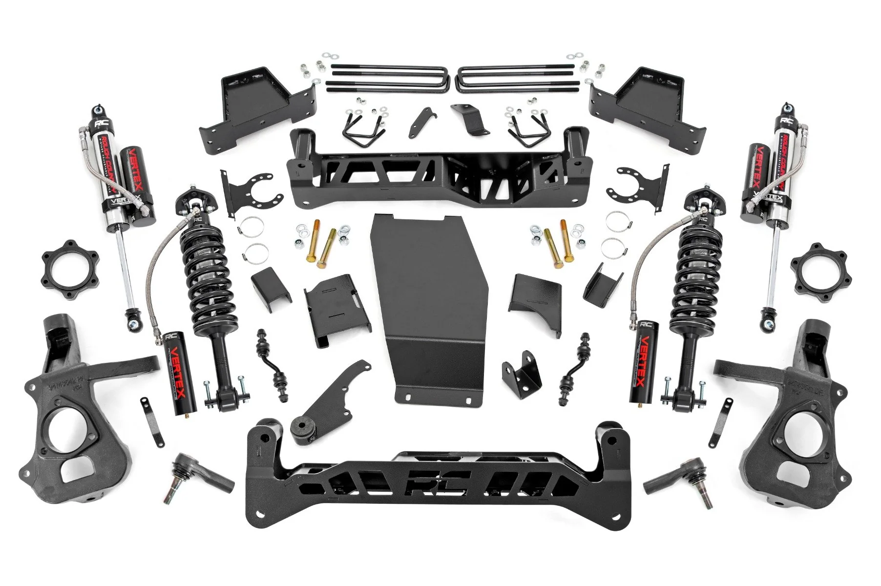 Rough Country 7in GM Suspension Lift Kit Vertex 14-18 1500 PU 4wd Cast Steel 22851