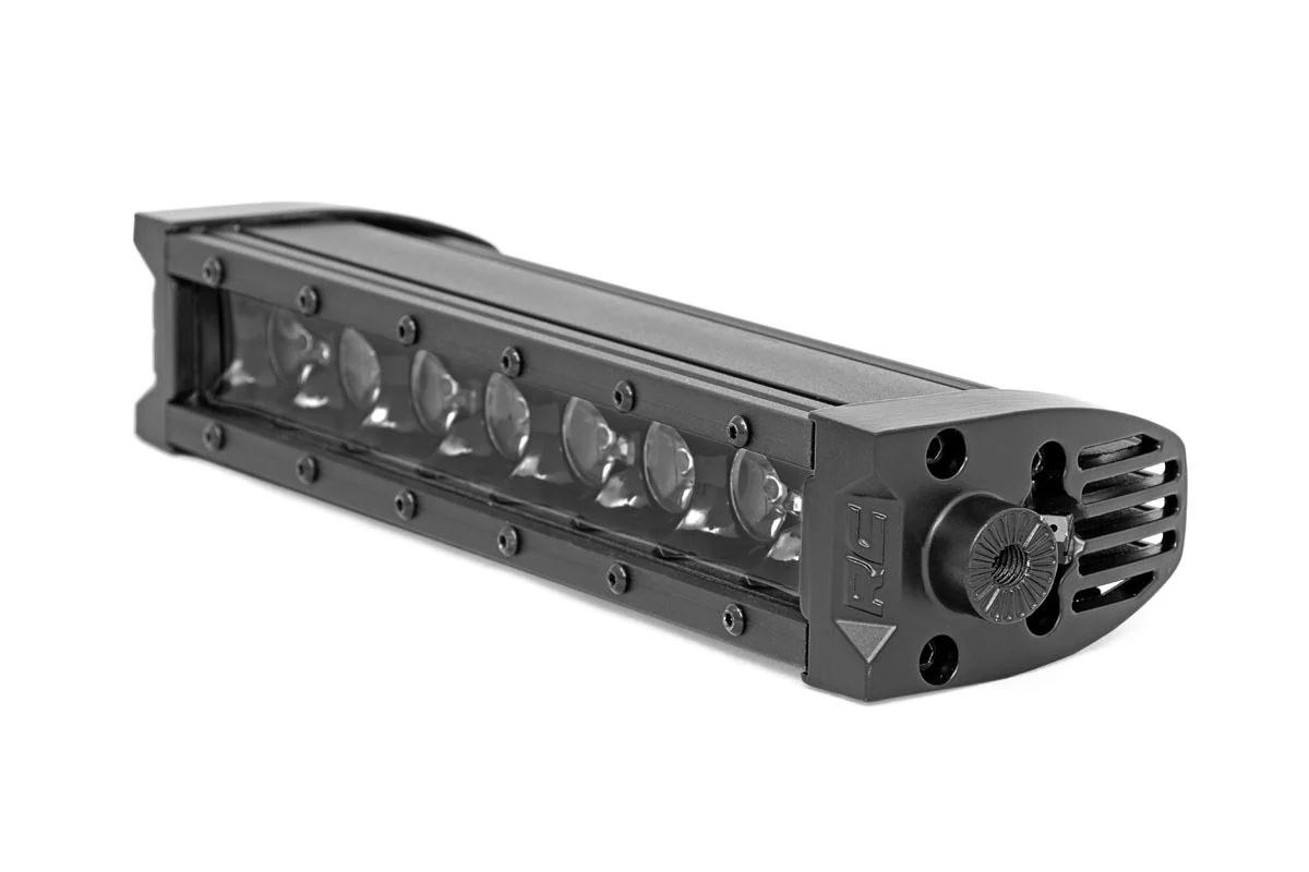 Rough Country 8-inch Cree LED Light Bar Black Series w/ Cool White DRL 70718BLDRL - Image 2