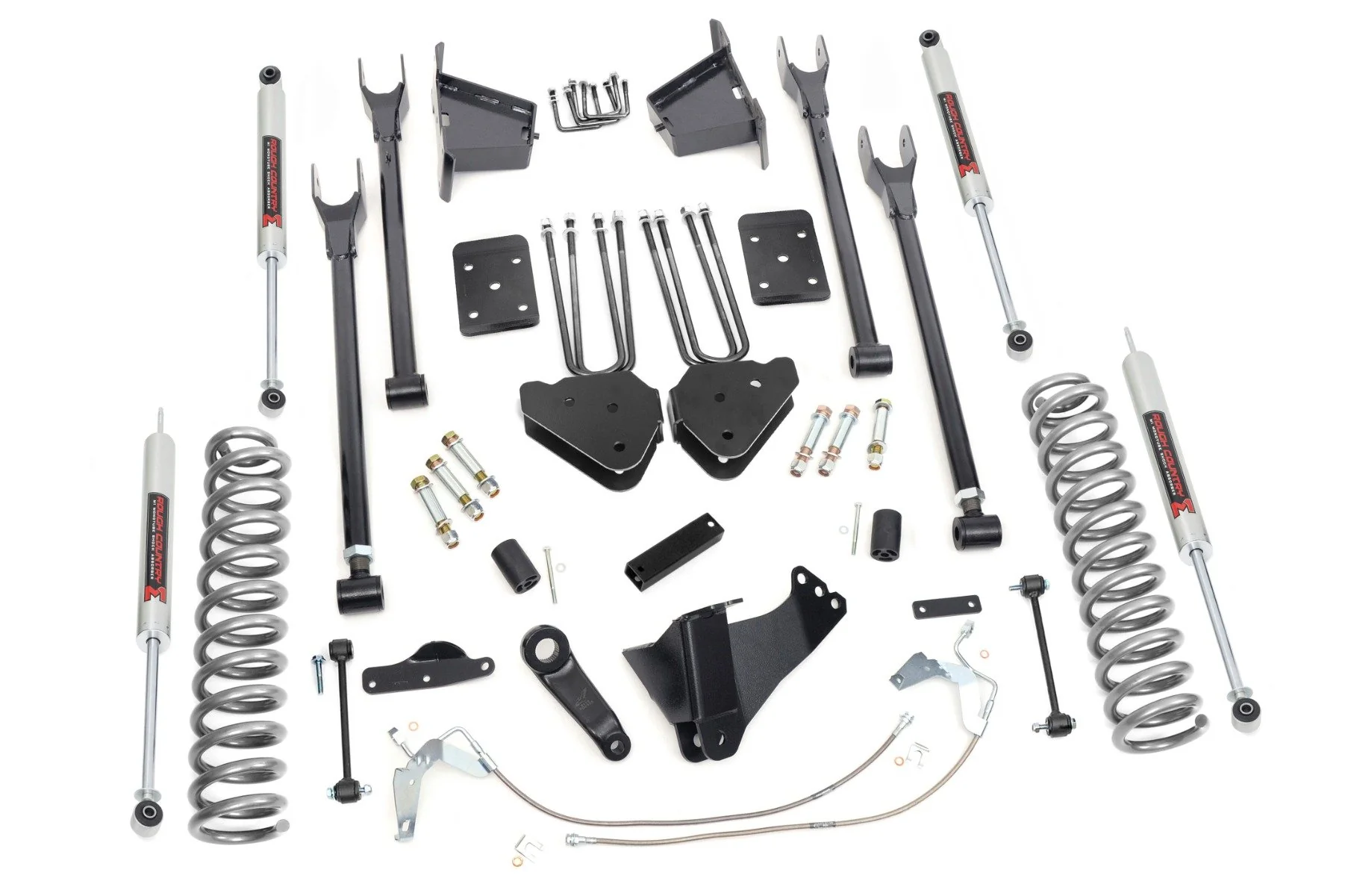 Rough Country 8" Lift Kit 4 Link M1 For Ford Super Duty 4wd 2008-2010 59240