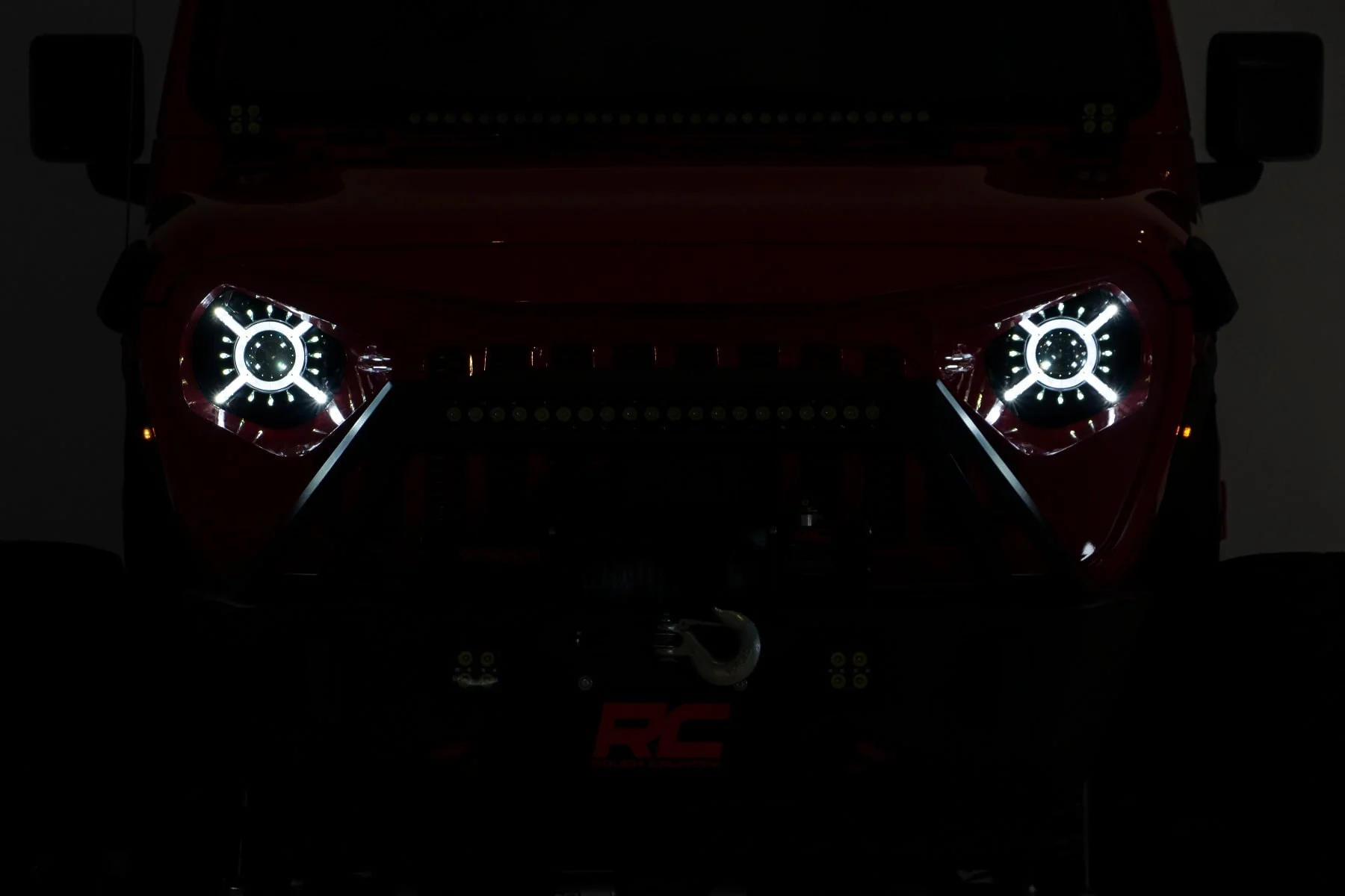 Rough Country 9" LED Headlights DOT for Jeep Gladiator JT/Wrangler JL 18-26 RCH5100 - Image 4