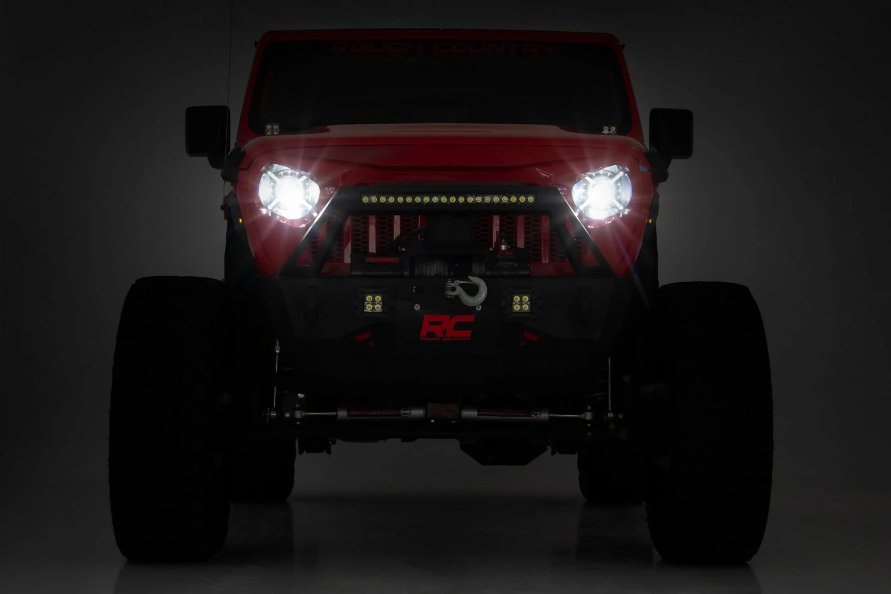 Rough Country 9" LED Headlights DOT for Jeep Gladiator JT/Wrangler JL 18-26 RCH5100 - Image 6