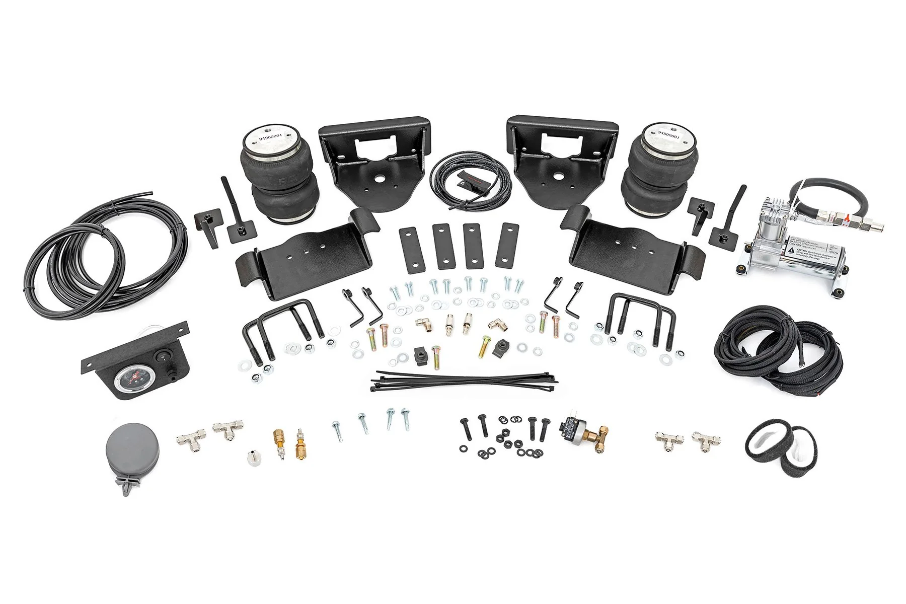 Rough Country Air Spring Kit w/Compressor 0-6" Lifts Ford F-150 4WD 04-14 10008C