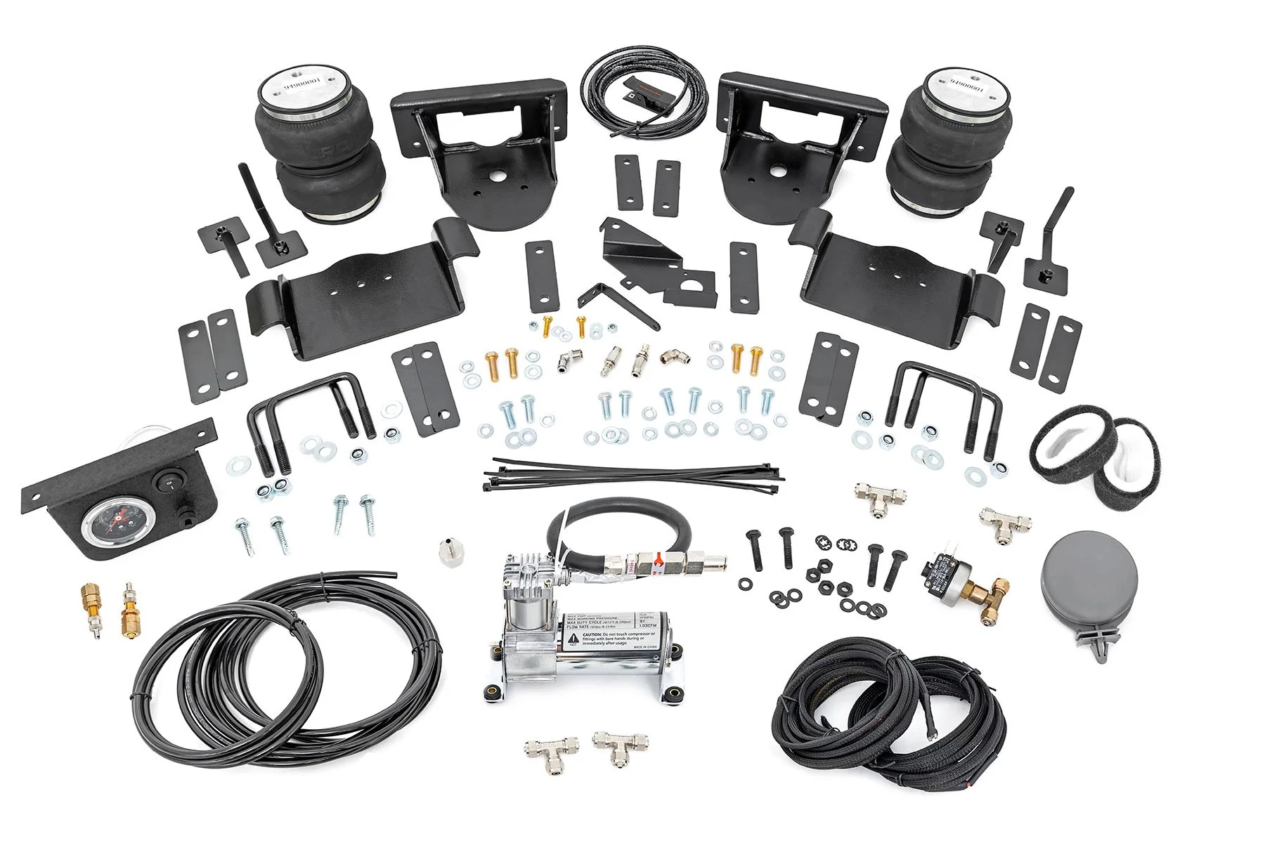 Rough Country Air Spring Kit w/Compressor 0-6" Lifts for Ford F-150 4wd 21-22 10009C