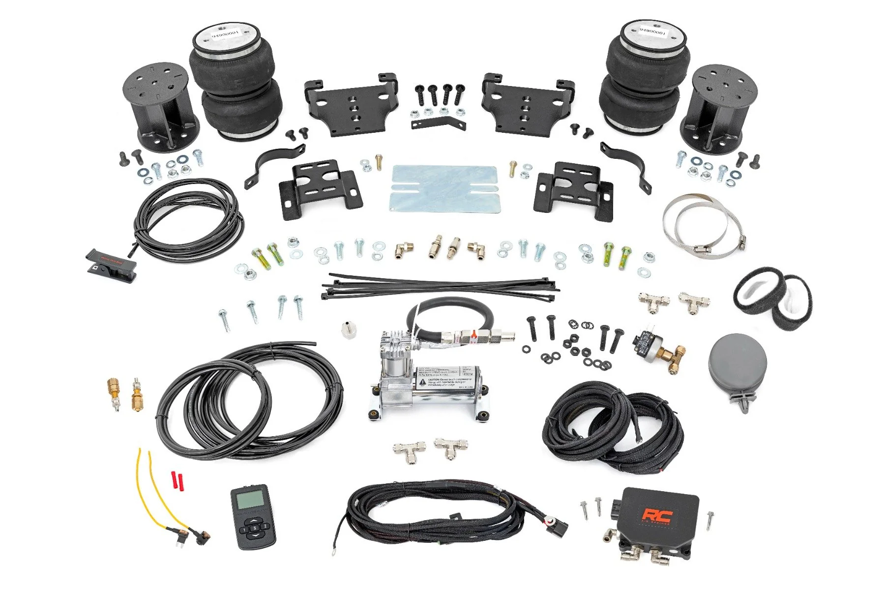 Rough Country Air Spring Kit w/Compressor 6" Lift Kit Chevy/GMC 2500HD 01-10 100064WC