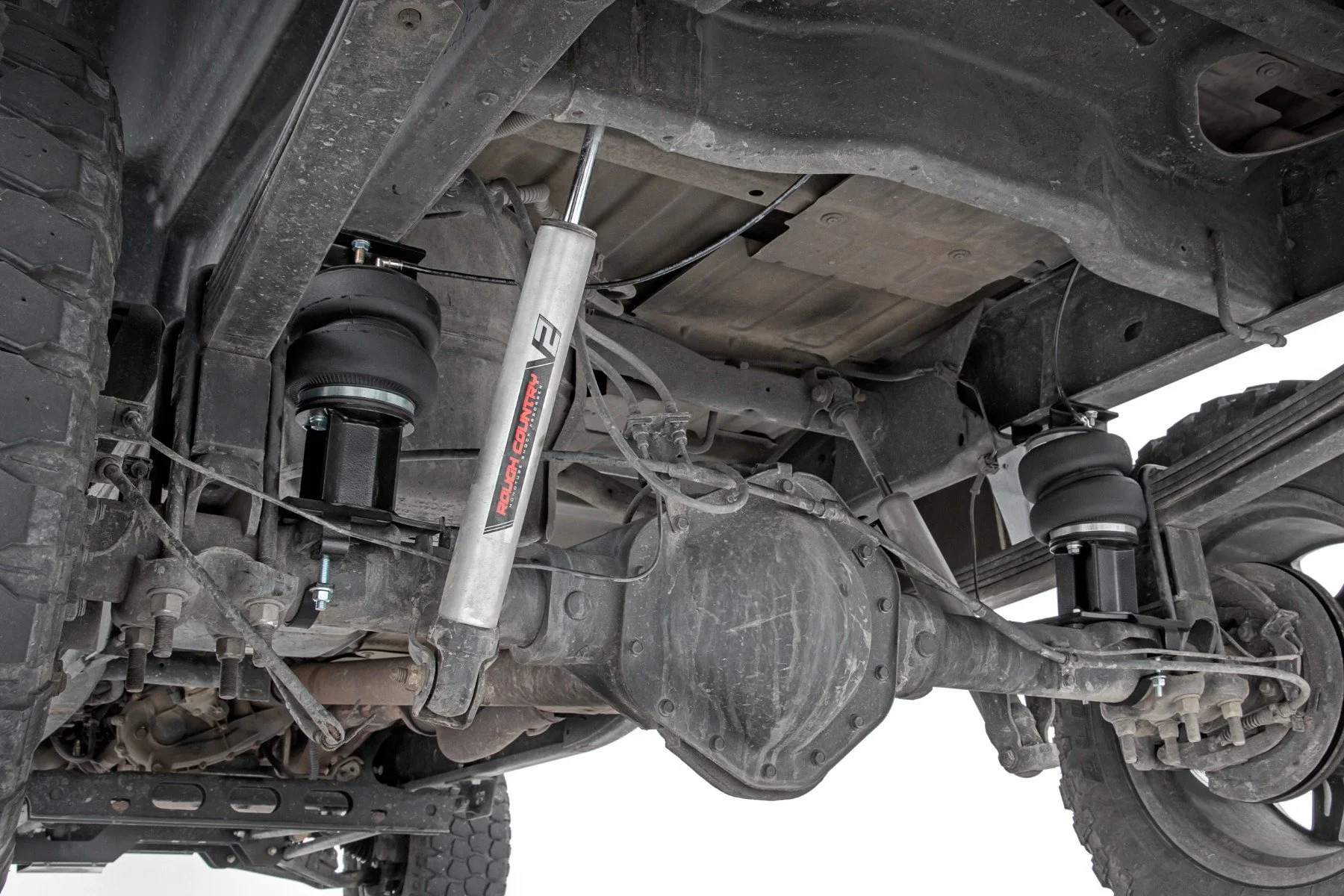 Rough Country Air Spring Kit w/Compressor 6" Lift Kit Chevy/GMC 2500HD 01-10 100064WC - Image 4