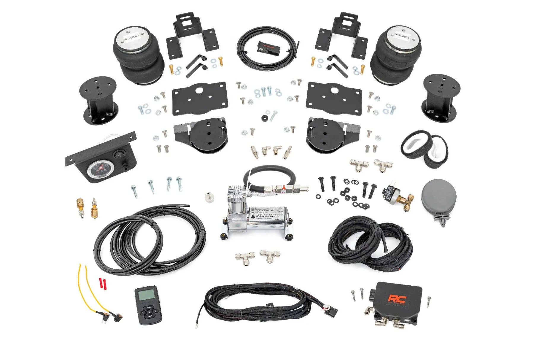 Rough Country Air Spring Kit w/Compressor 6" Lift Kit for Ram 1500 4WD 19-23 100356WC