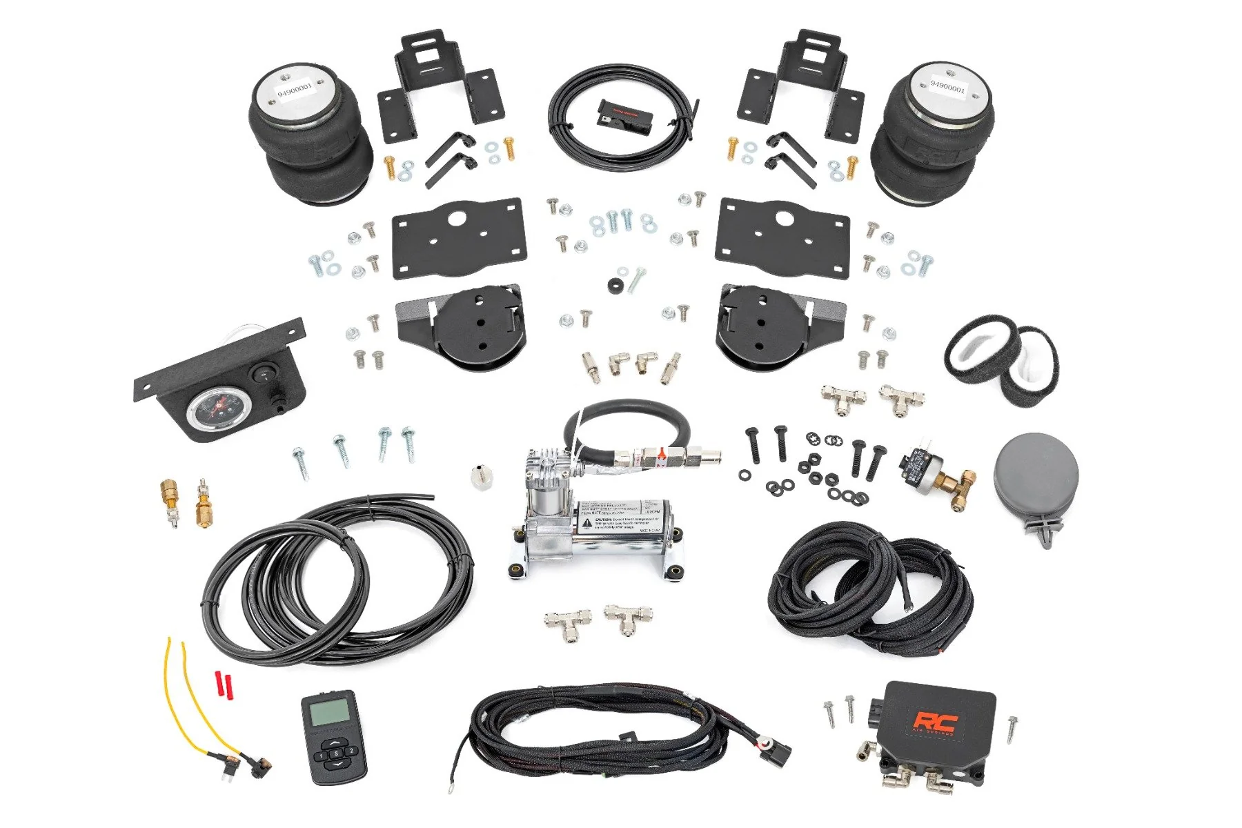 Rough Country Air Spring Kit w/Compressor Ram 1500 4WD 19-23 10035WC