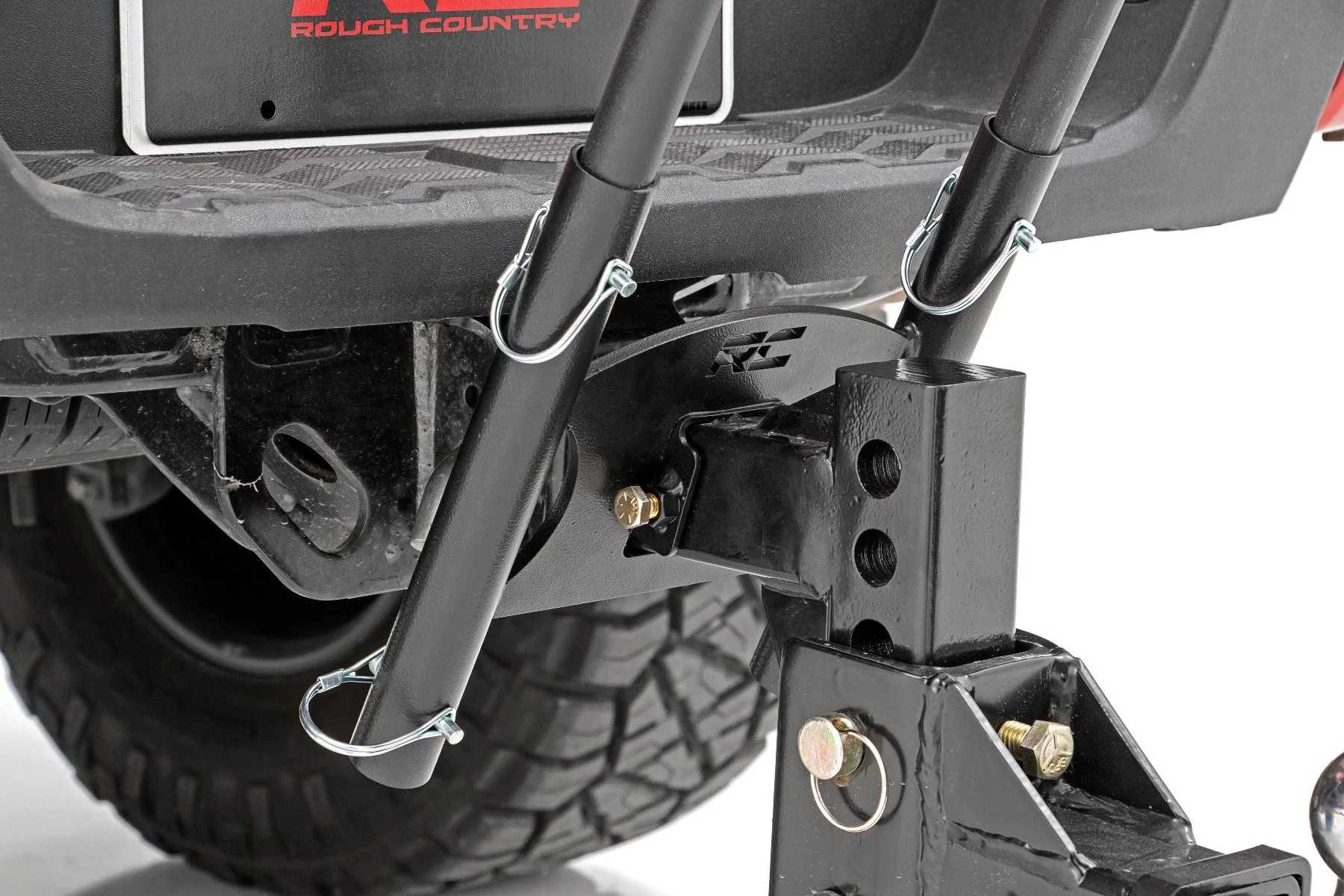 Rough Country American Patriot Universal 2" Hitch Dual Flag Pole Holder 117500 - Image 3