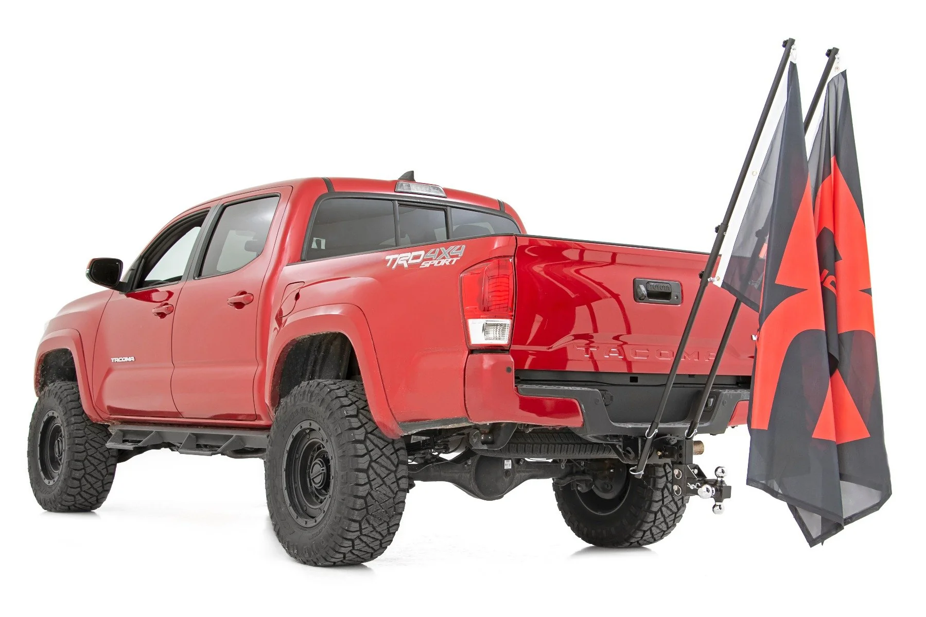 Rough Country American Patriot Universal Hitch Flag Pole Holder w/Flag Poles 117504 - Image 2