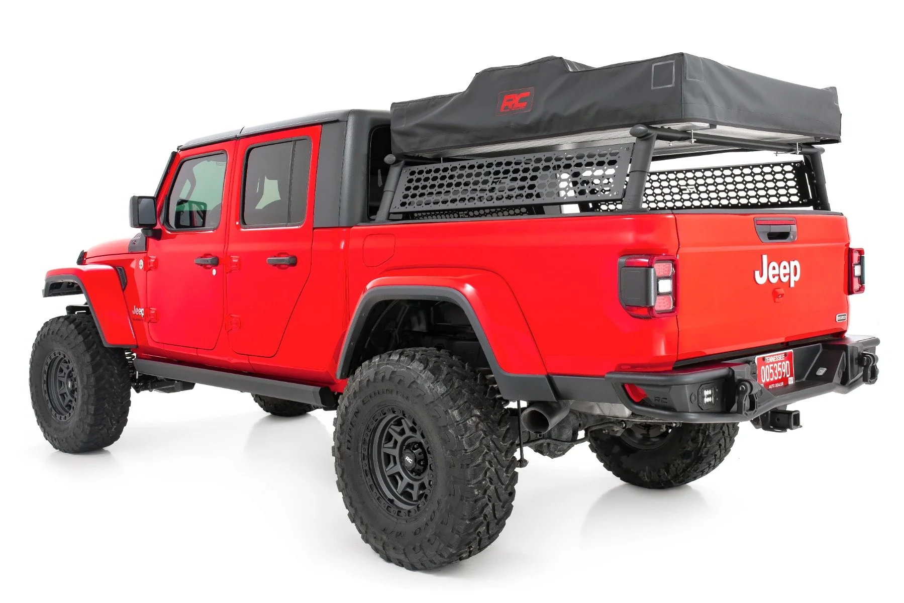 Rough Country Bed Rack Half Rack Aluminum Jeep Gladiator JT 4WD 20-23 10644 - Image 3