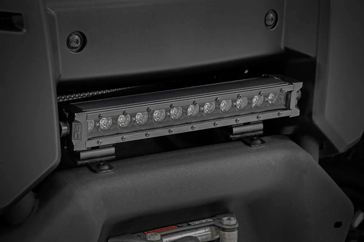 Rough Country Black Series LED Light Bar Amber DRL 12 Inch Single Row 70712BLDRLA - Image 4