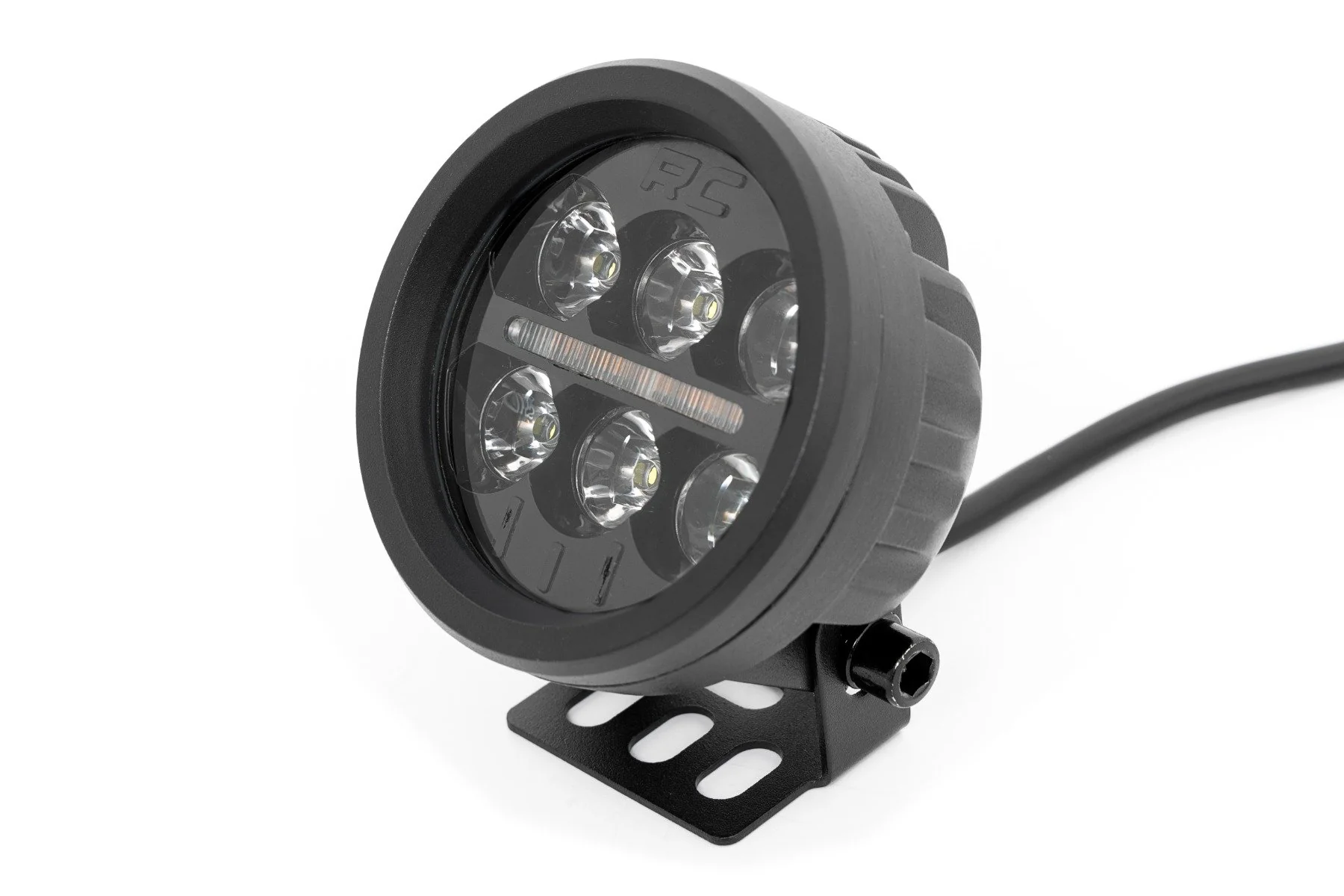 Rough Country Black Series Round LED Light Pair | 3.5 Inch | Amber DRL 70900A - Image 2