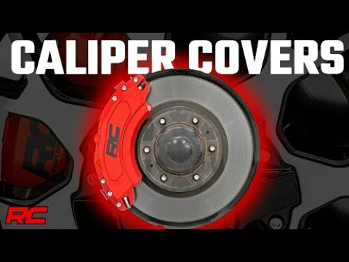 Rough Country Caliper Cover Red Jeep Wrangler JK 2007-2018 71140A - Image 8