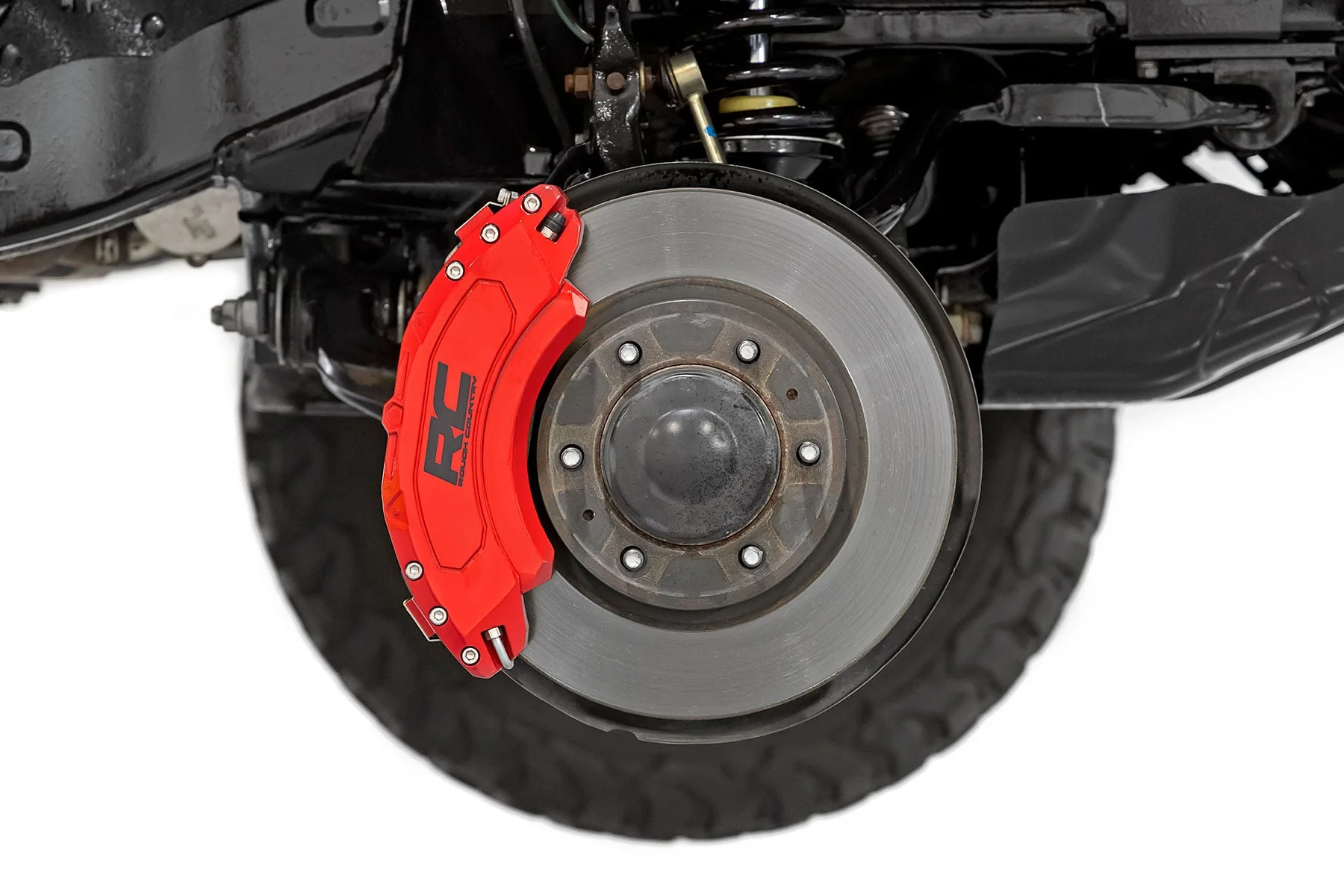 Rough Country Caliper Cover Red Ram 1500 2WD/4WD 2019-2023 71148A - Image 2